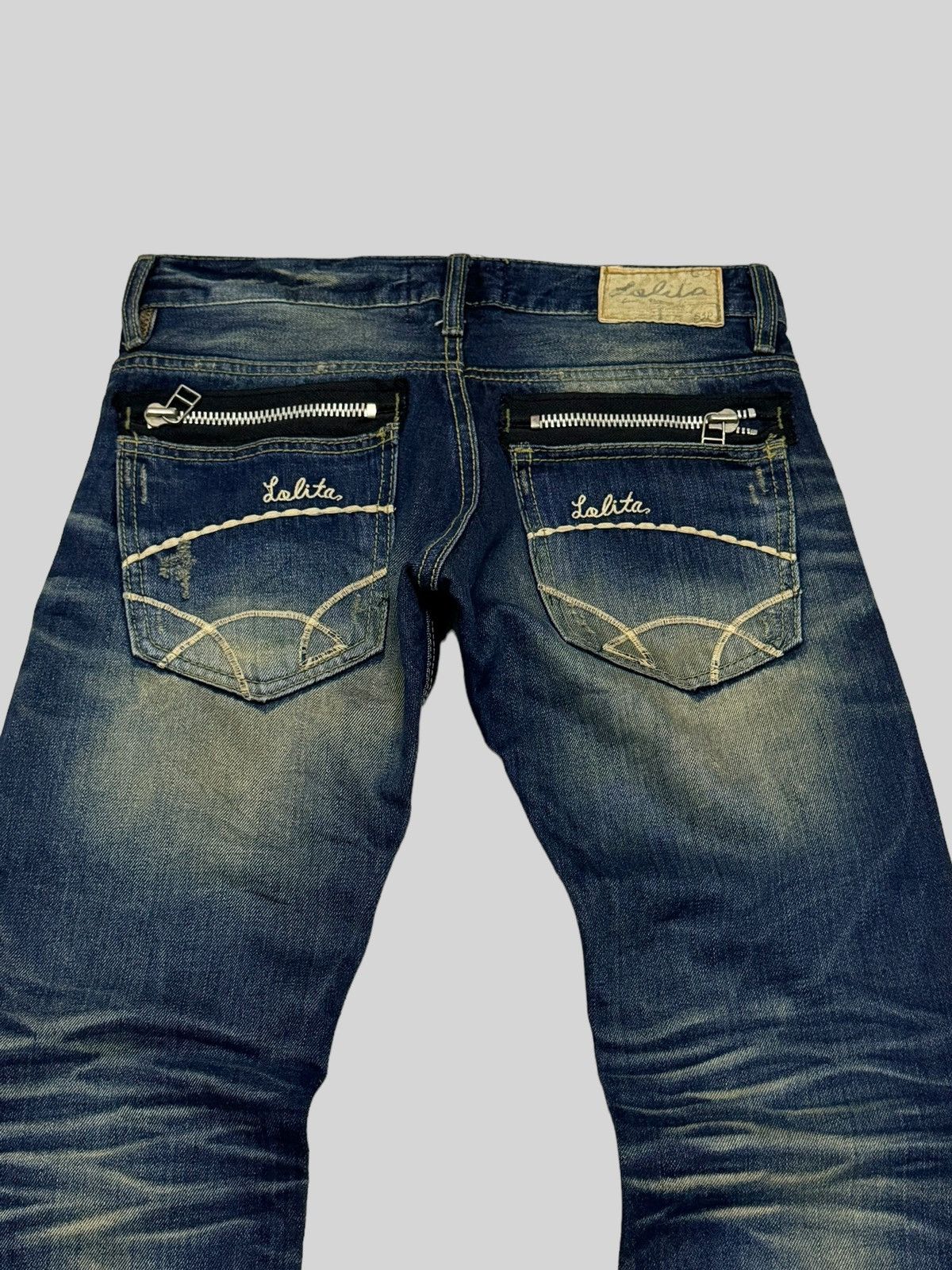LOLITA JEANS MUDWASH ACID WASH DENIM JEANS