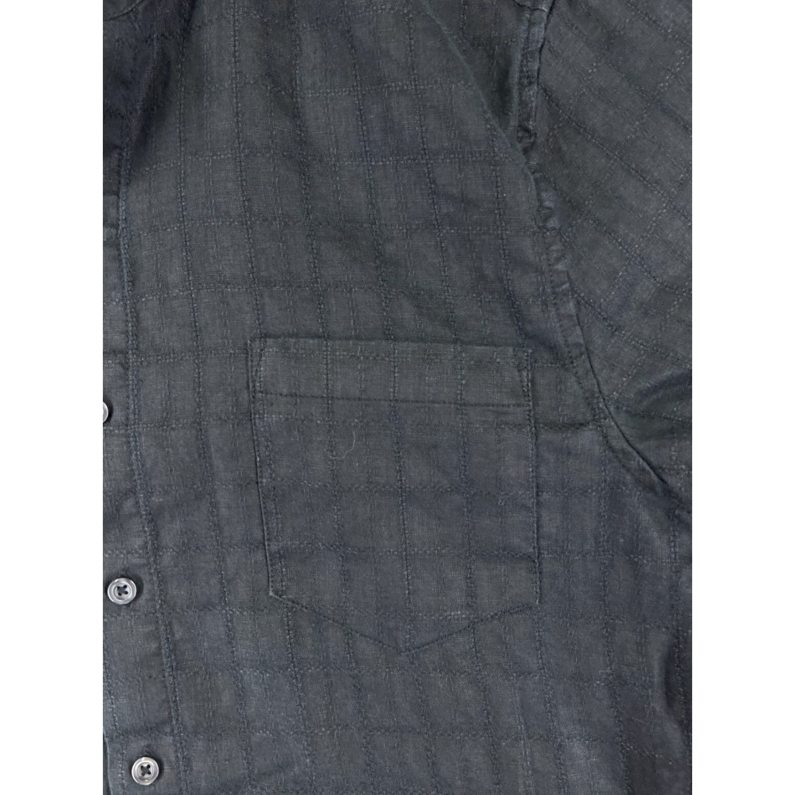 Tommy Bahama Tommy Bahama Shirt Men Small Black Geometric Button Up Linen Hawaiian READ Size US S / EU 44-46 / 1 - 7 Thumbnail