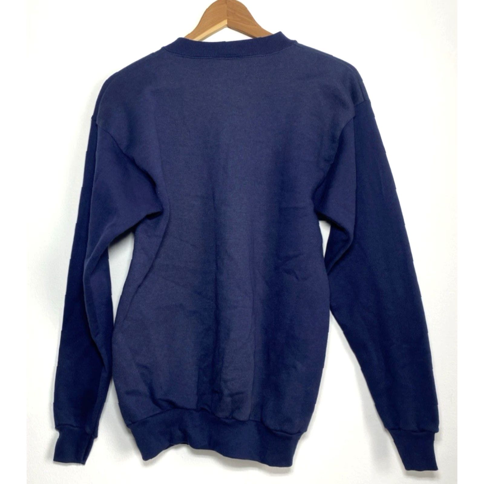 Tultex VINTAGE Tultex Whitetail Deer Graphic Print Sweatshirt Pullover Crewneck Navy L Unisex Adults 90s USA Size US L / EU 52-54 / 3 - 2 Thumbnail