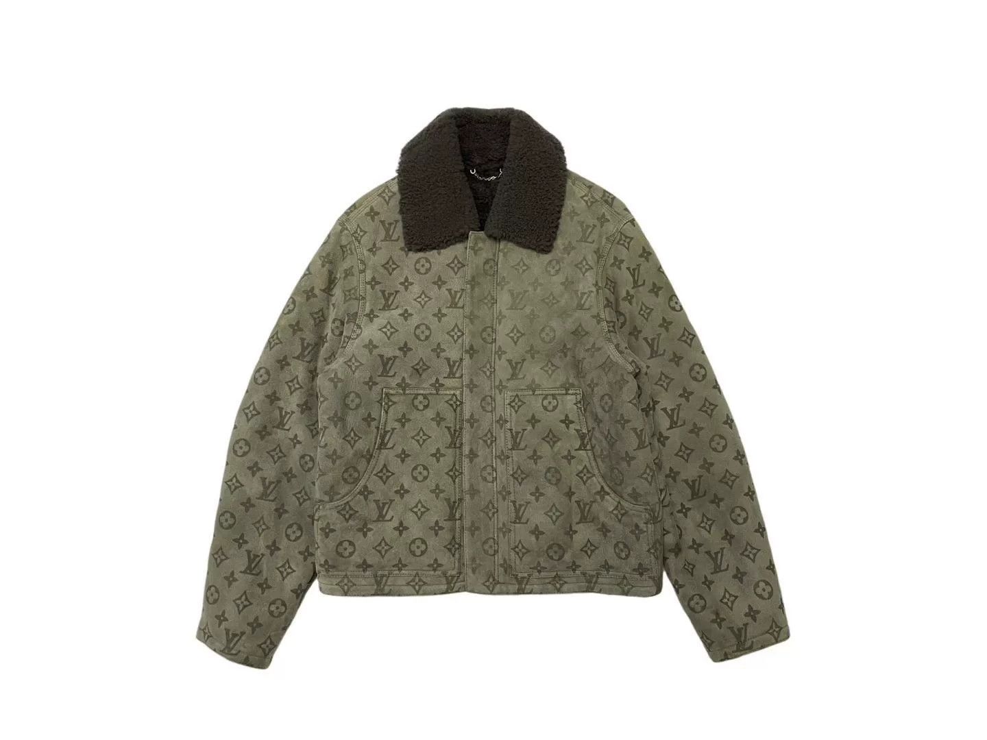 Louis Vuitton Louis Vuitton Brown Monogram Shearling Jacket Size US S / EU 44-46 / 1 - 1 Thumbnail