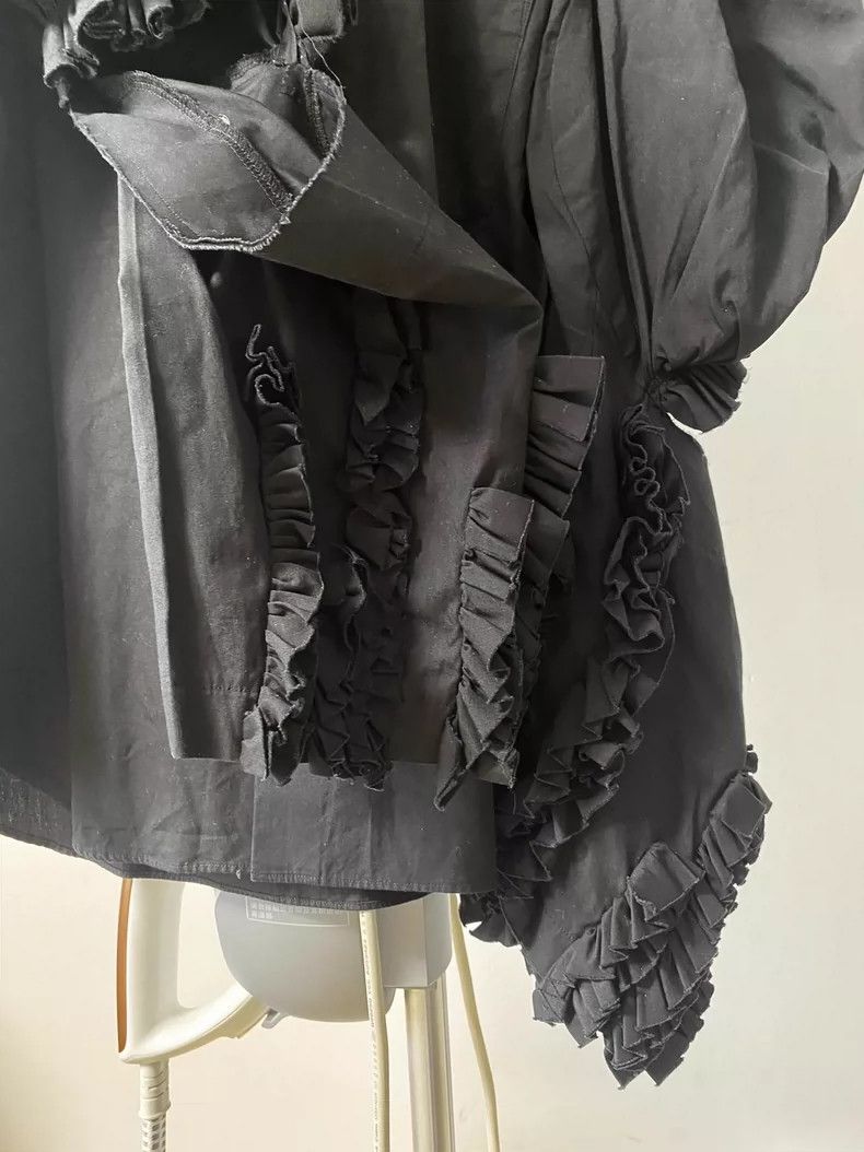 Comme des Garcons Comme Des Garcons Black split pleated leg of lamb sleeve s Size XS / US 0-2 / IT 36-38 - 4 Thumbnail