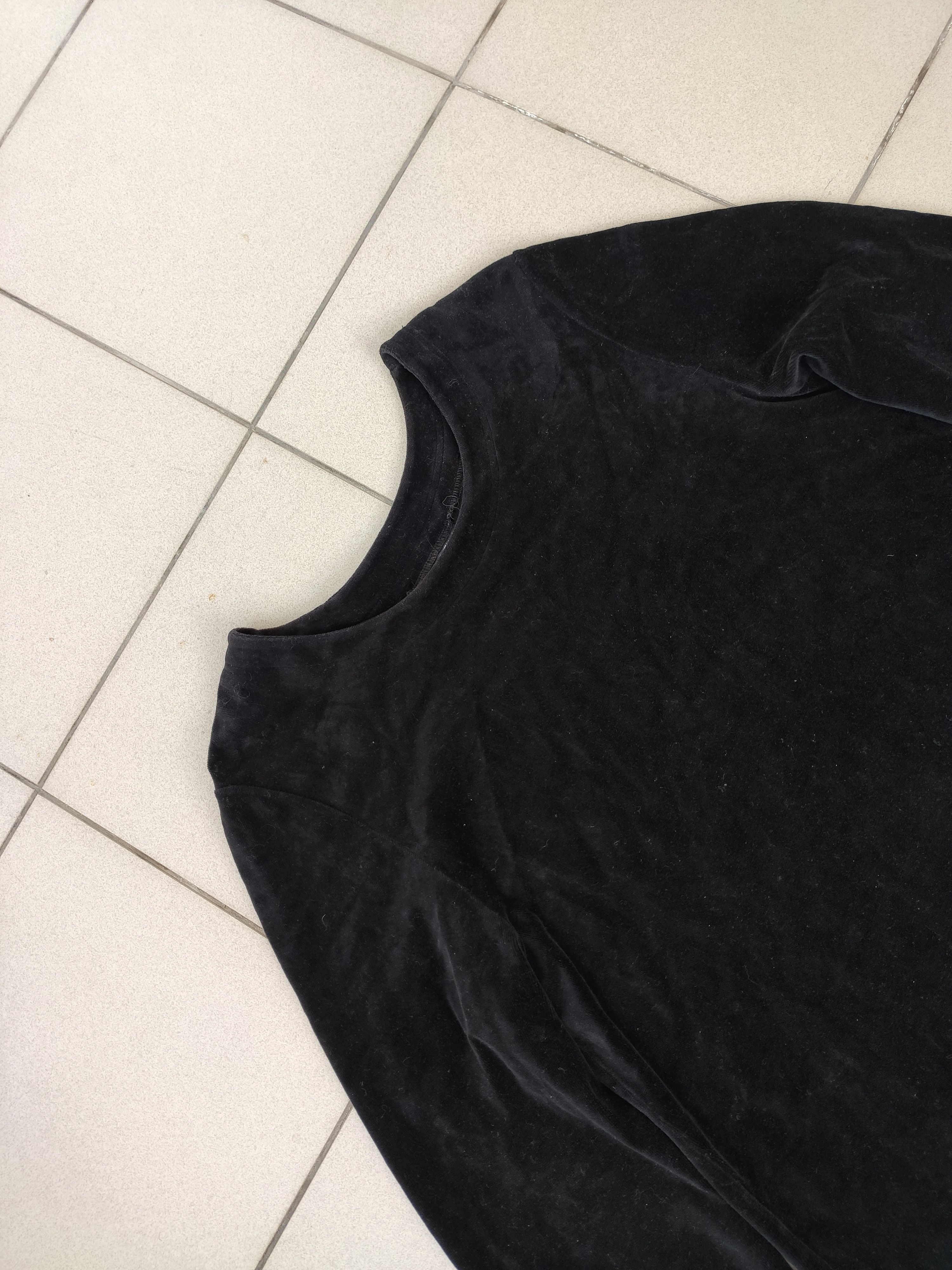 Marimekko × Vintage Vintage Marimekko x Jukka Rintala women dress welour black Size L / US 10 / IT 46 - 3 Thumbnail