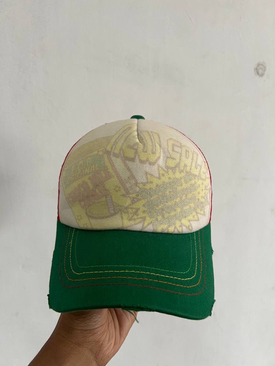 Japanese Brand New Sale Distressed Trucker Hat Size ONE SIZE - 1 Thumbnail
