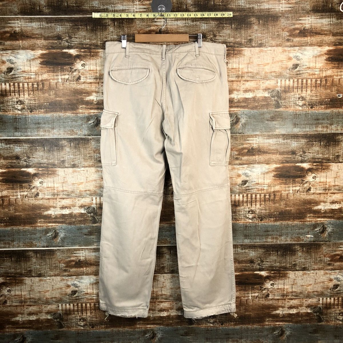 Japanese Brand DL Uniqlo Brown Cargo Multipocket Pants #C213 Size US 33 - 15 Thumbnail