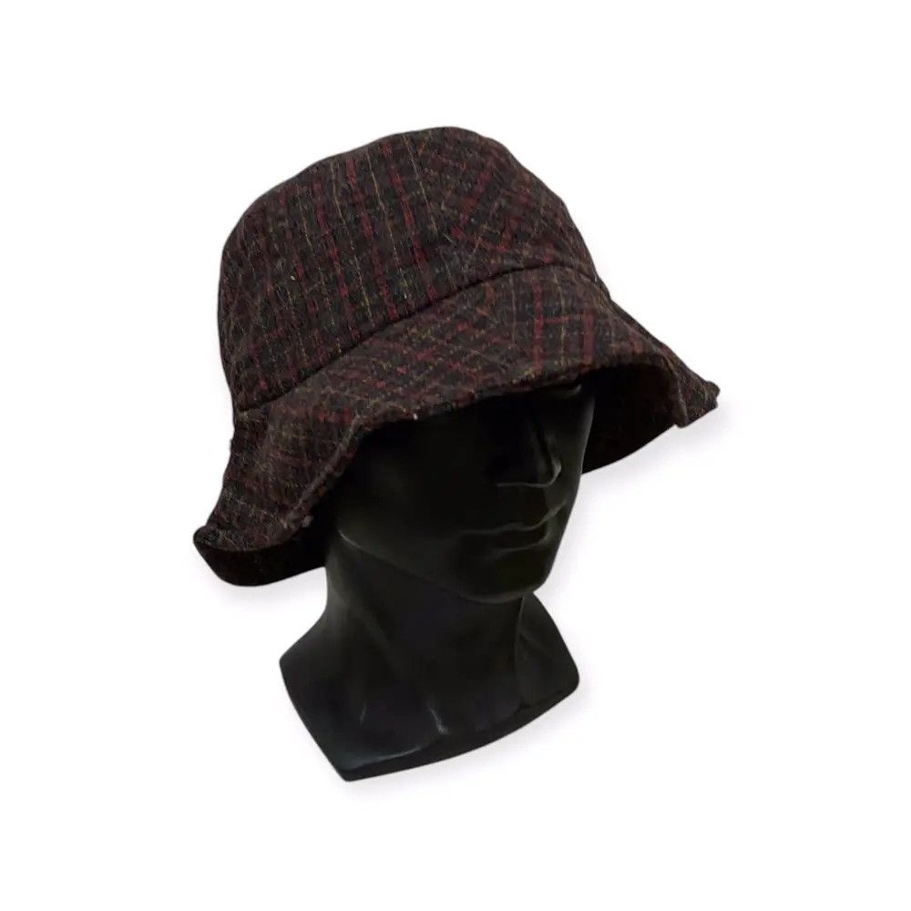 Japanese Brand × Vintage Namiki Plaid Tartan Bucket Hat Size ONE SIZE - 1 Thumbnail