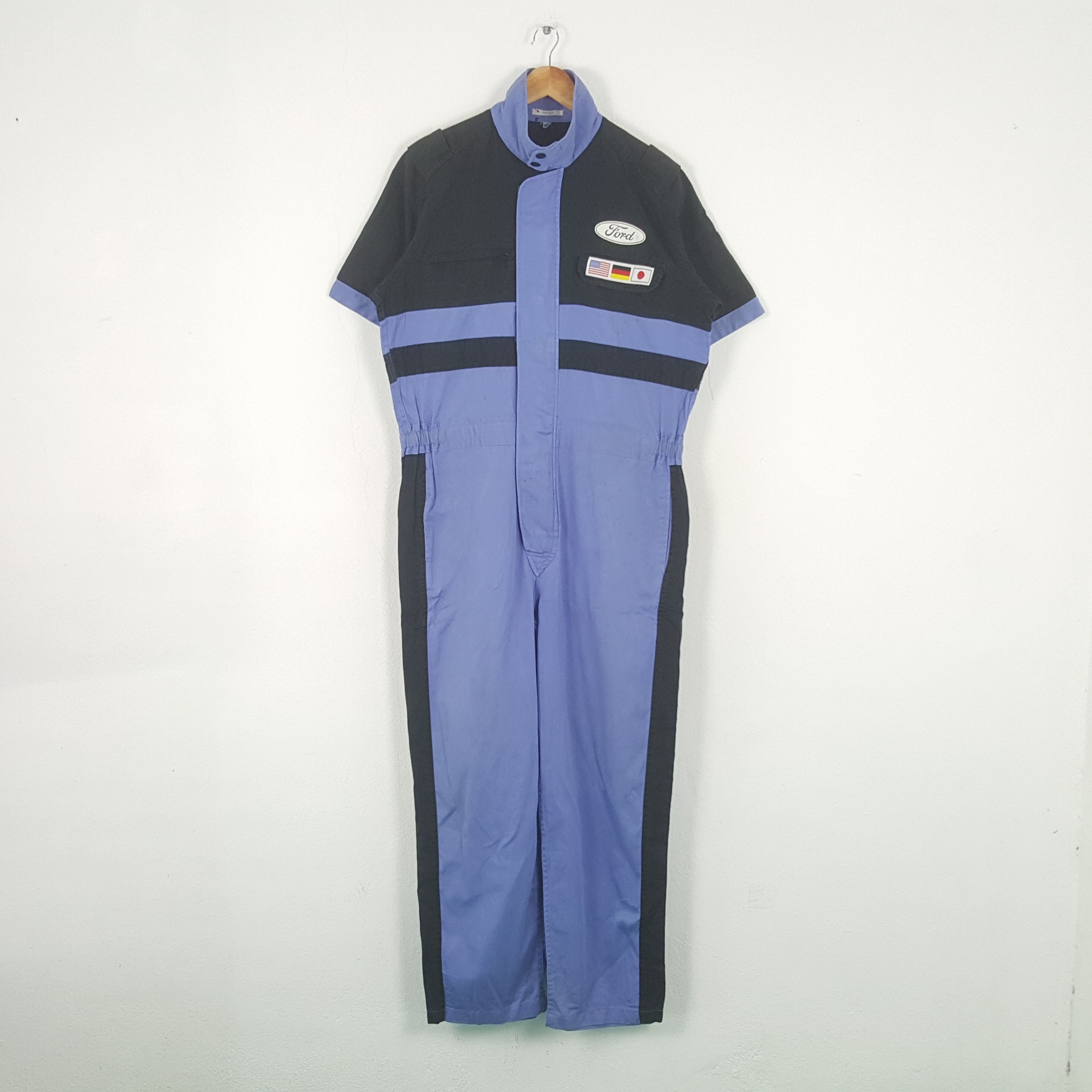 Vintage Vintage Ford Racing Team US Coverall Jacket RR9 Size US L / EU 52-54 / 3 - 4 Thumbnail