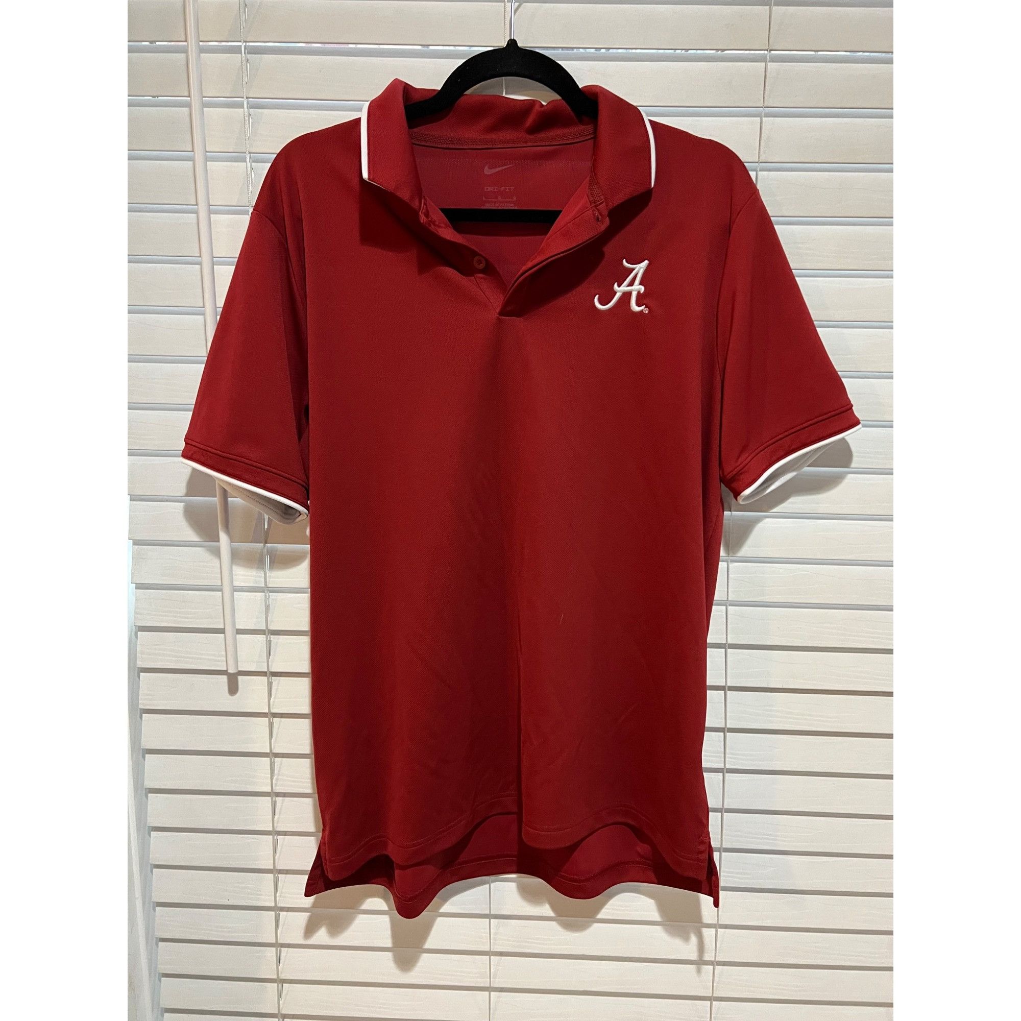 Nike Nike Alabama Crimson Tide Polo Shirt - Size L Size US L / EU 52-54 / 3 - 1 Thumbnail