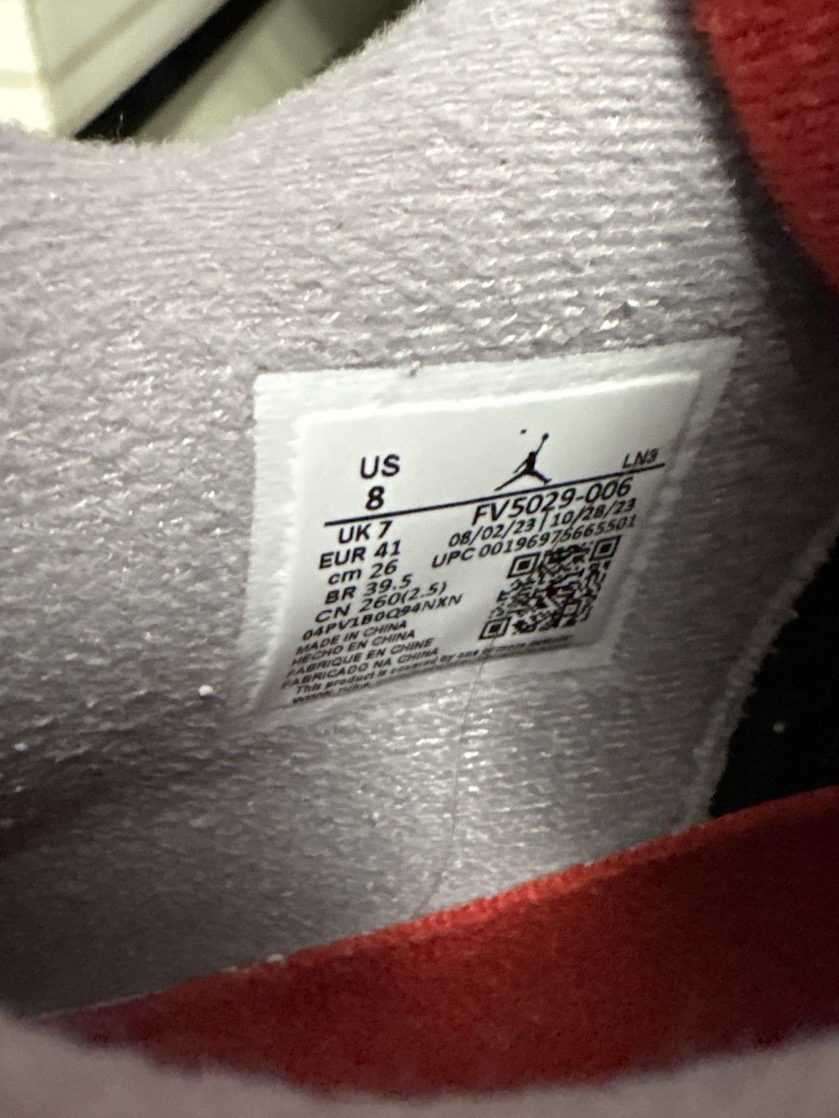 Jordan Brand Air Jordan Bred 4 Reimagined Size US 8 / EU 41 - 9 Thumbnail