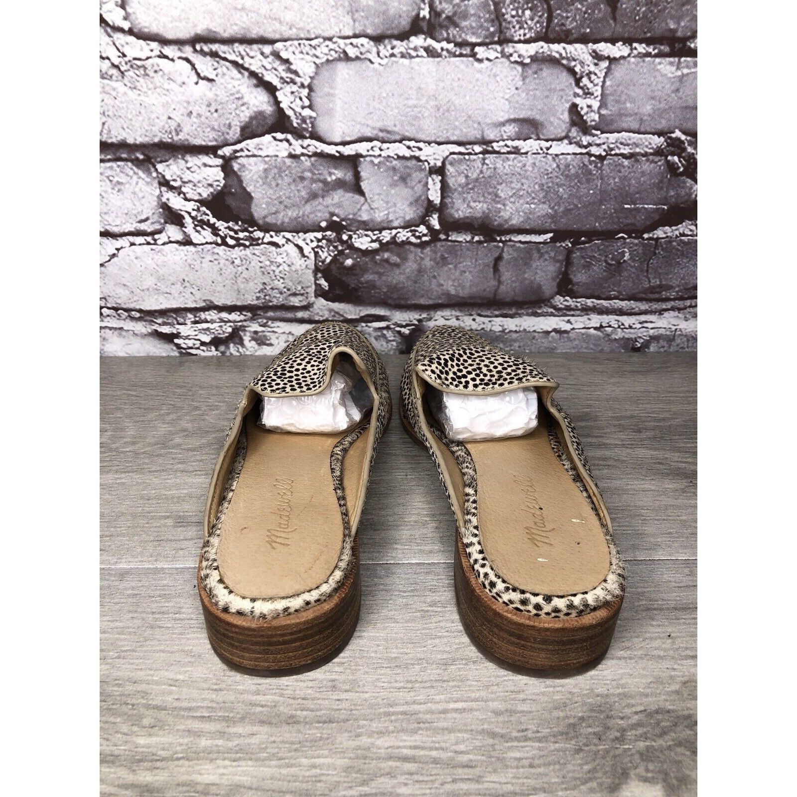 Madewell Madewell Remi Leopard Spots Calf Hair Leather Flats Mules Wo Size US 6 / IT 36 - 17 Thumbnail