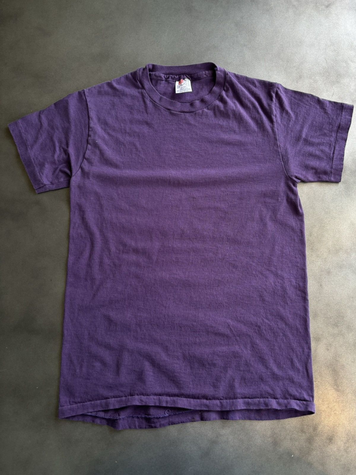 Hanes × Vintage 1970s Vintage Hanes Blank Tee Single Stitch Small USA Mens Size US S / EU 44-46 / 1 - 3 Thumbnail