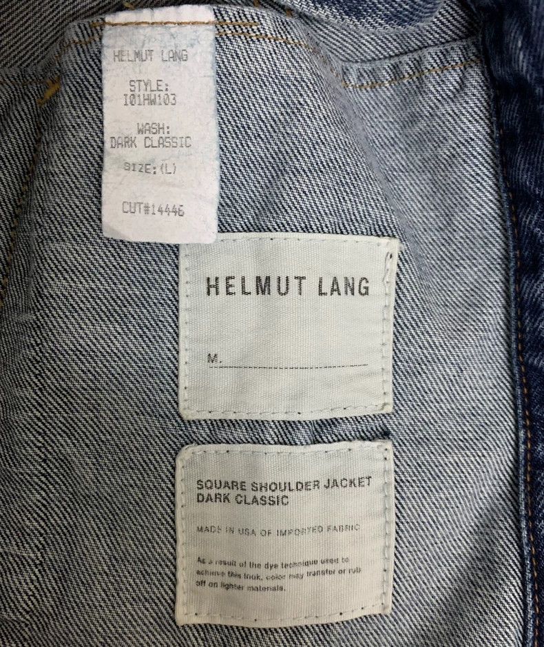 Helmut Lang HELMUT LANG Short denim jacket Size US L / EU 52-54 / 3 - 3 Thumbnail