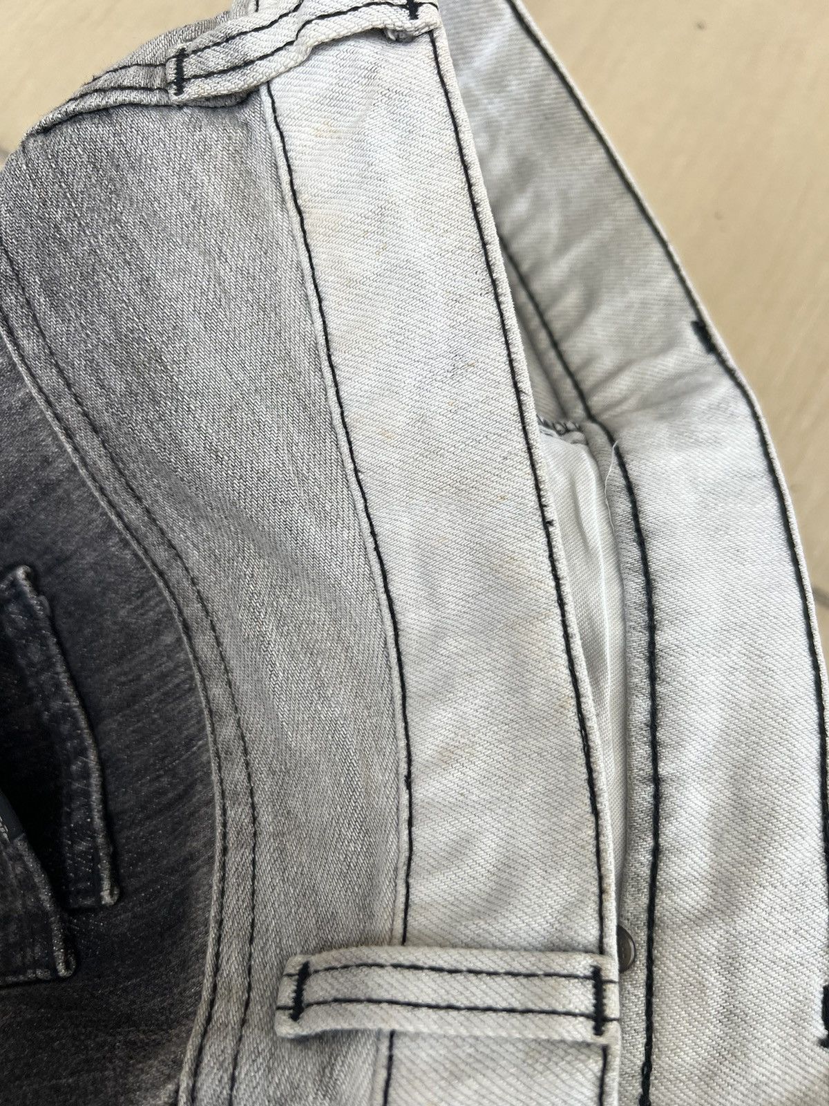 Fadeless Fadeless Japan Two Tones Denim Slim Jeans Size US 29 - 22 Thumbnail
