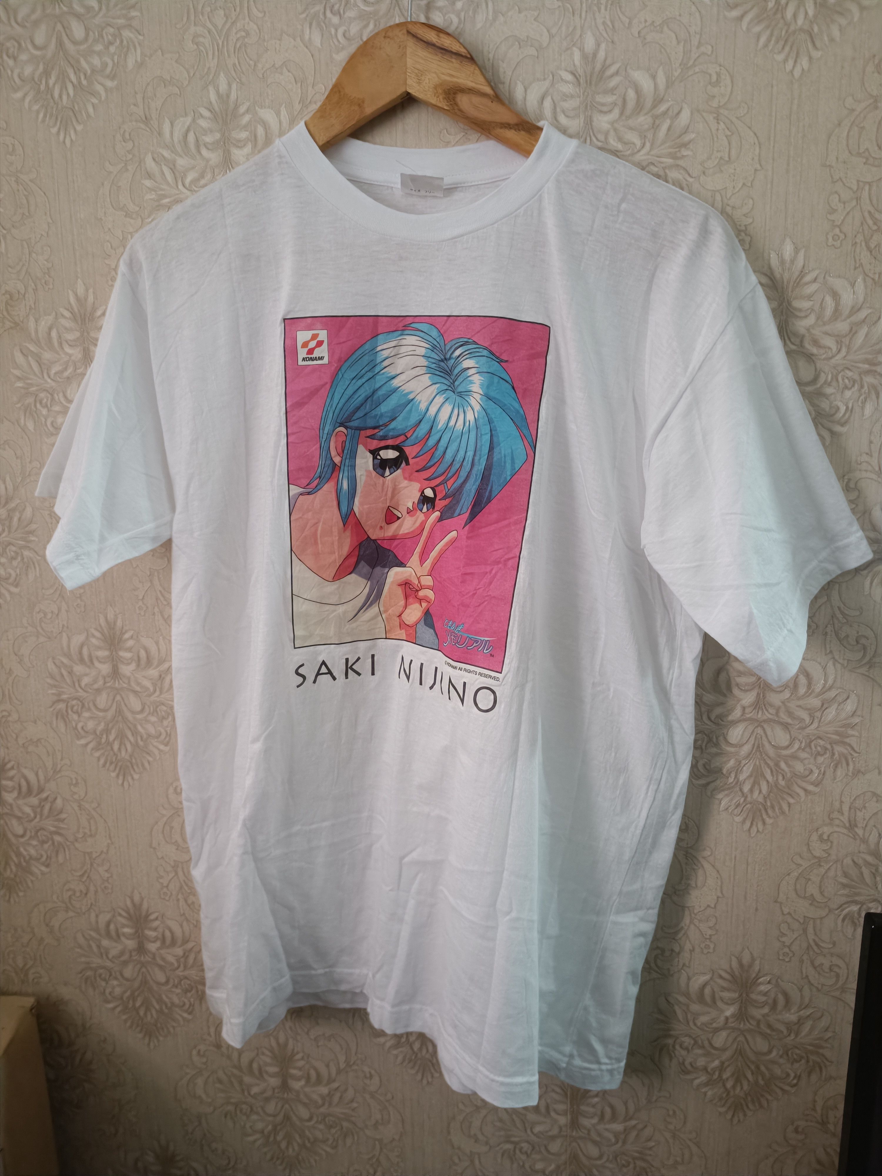 TOKIMEKI T-SHIRTS COLLECTION (雑貨)セット Anime ♦️Vintage 90s Konami Tokimeki Memorial Saki Nijino T Shirt