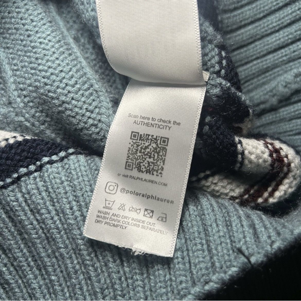 Polo Ralph Lauren Polo Ralph Lauren The Iconic Cricket Sweater Size M Blue Size M / US 6-8 / IT 42-44 - 4 Thumbnail
