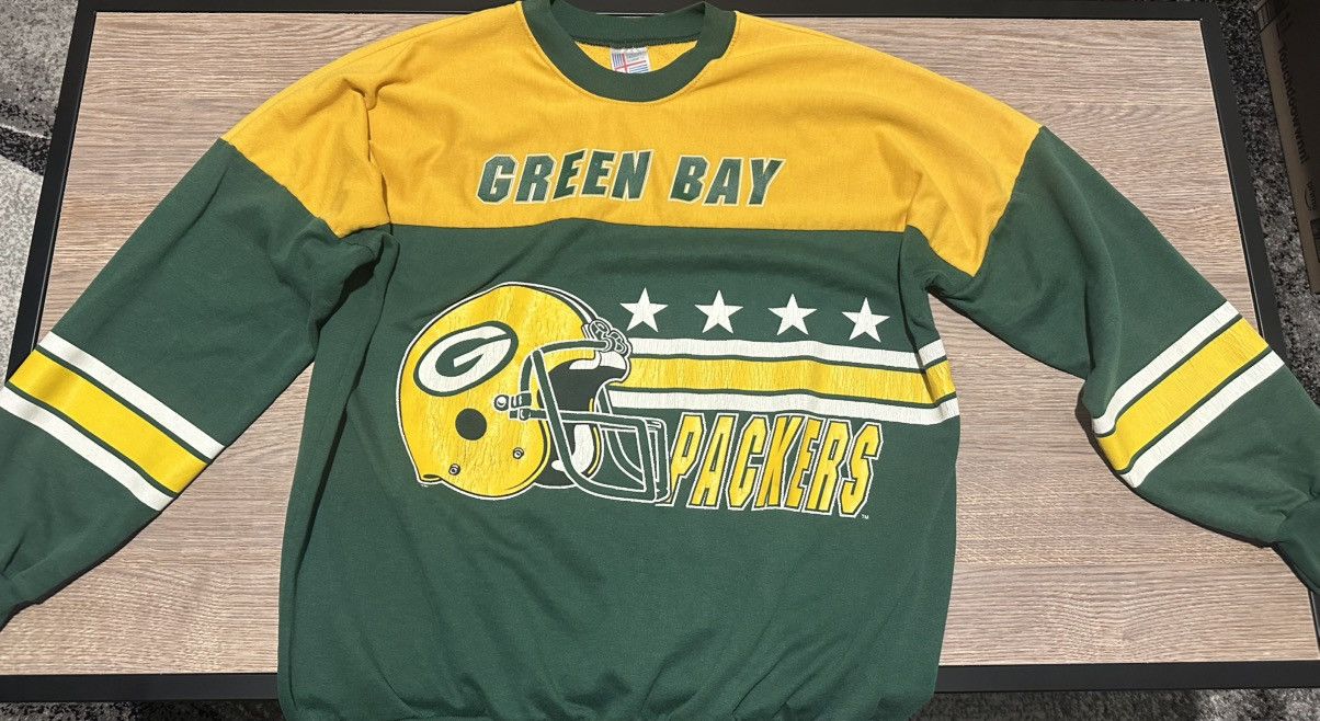 Vintage Rare Vintage 80’s Green Bay Packers Sweatshirt Crewneck Size US XL / EU 56 / 4 - 1 Thumbnail