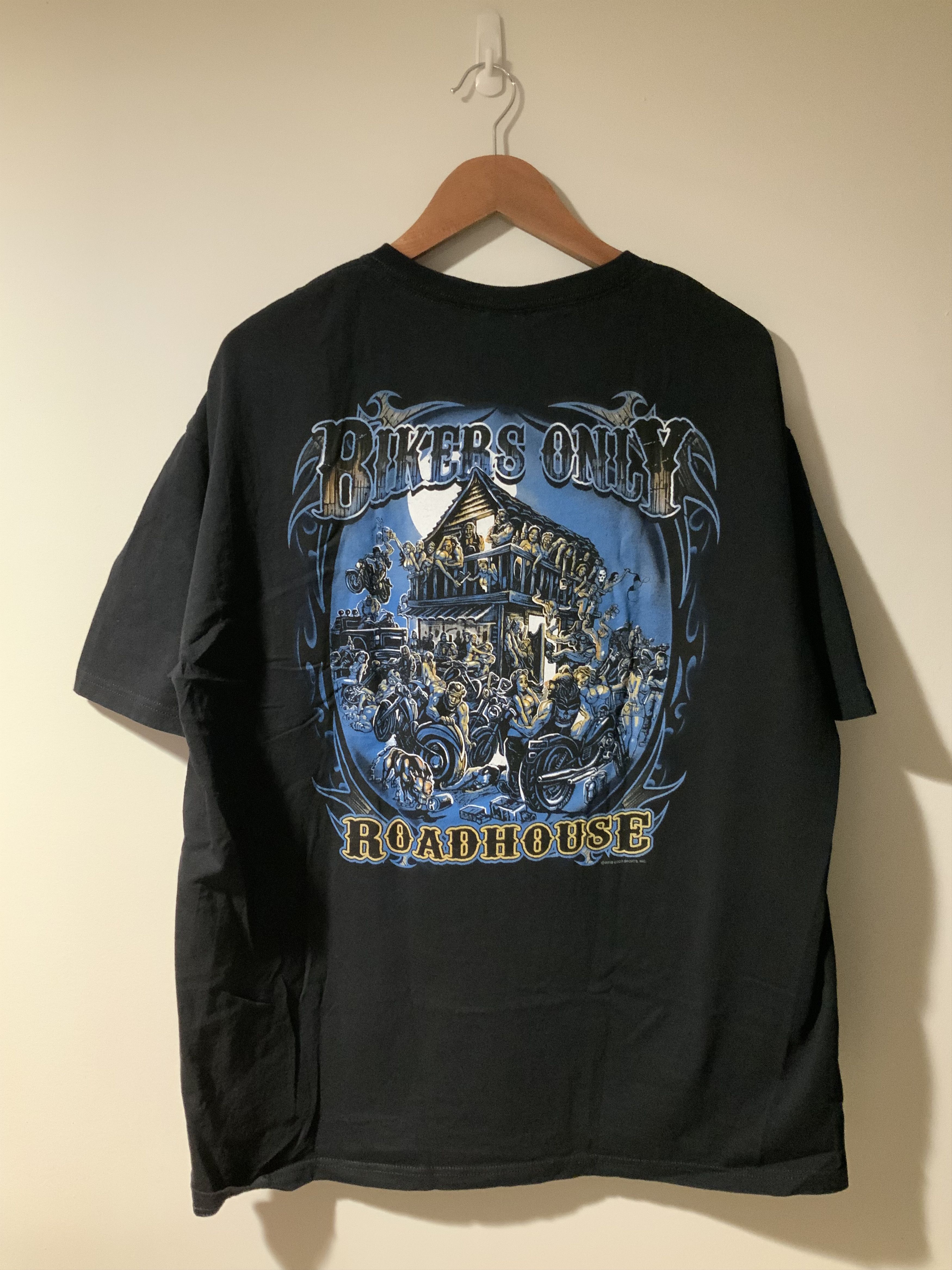 Harley Davidson × Vintage Vintage 2010 Hot Leather Motorcycle Bikers Only T-Shirt Size US XXL / EU 58 / 5 - 1 Thumbnail