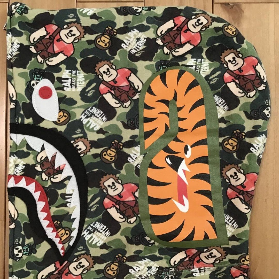 Bape BAPE Disney Ralph Breaks the Internet Shark Full Zip Hoodie Size US XXL / EU 58 / 5 - 5 Thumbnail
