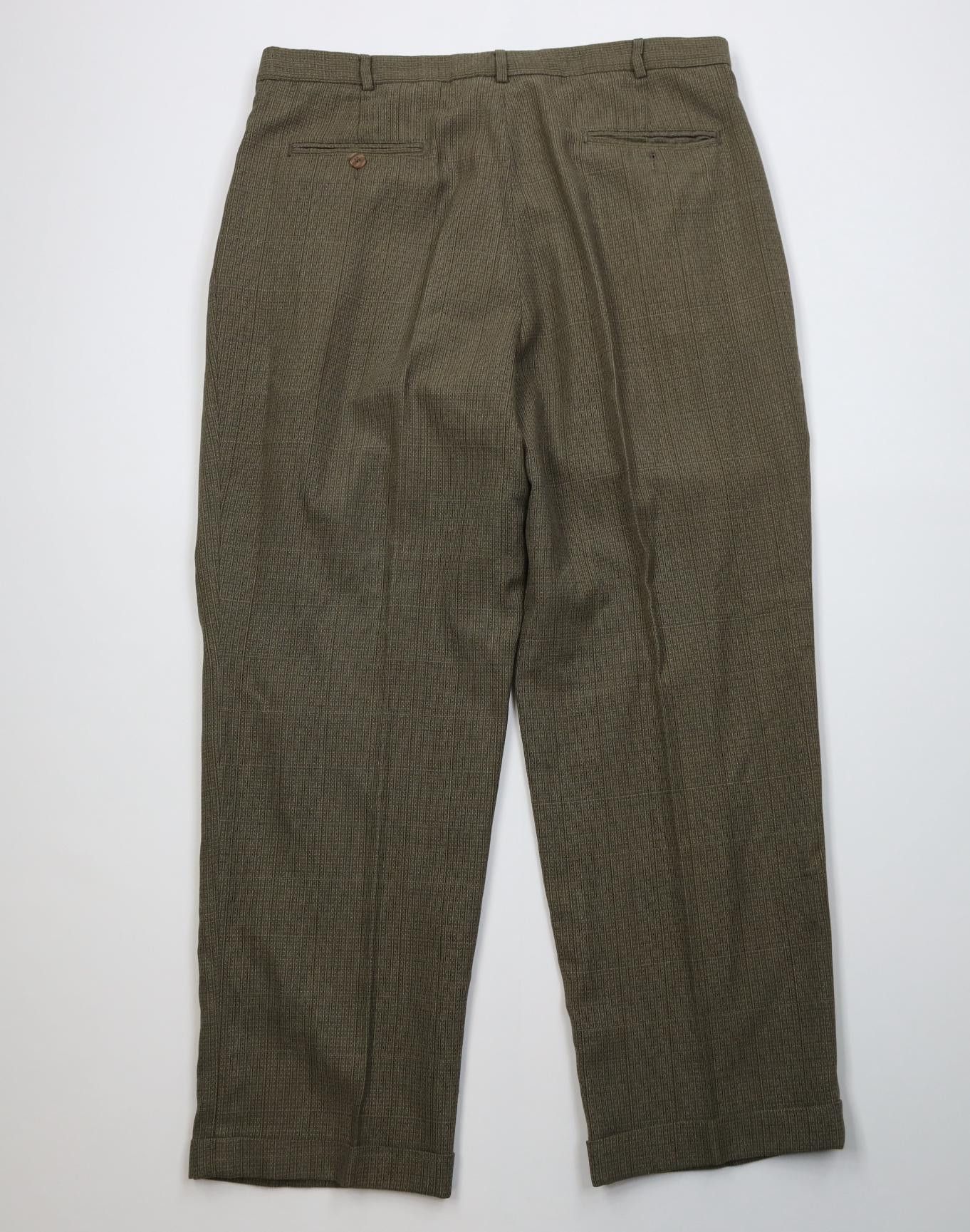 Vintage Vintage 90s Streetwear Knit Wide Leg Chino Pants Striped Size US 36 / EU 52 - 11 Thumbnail