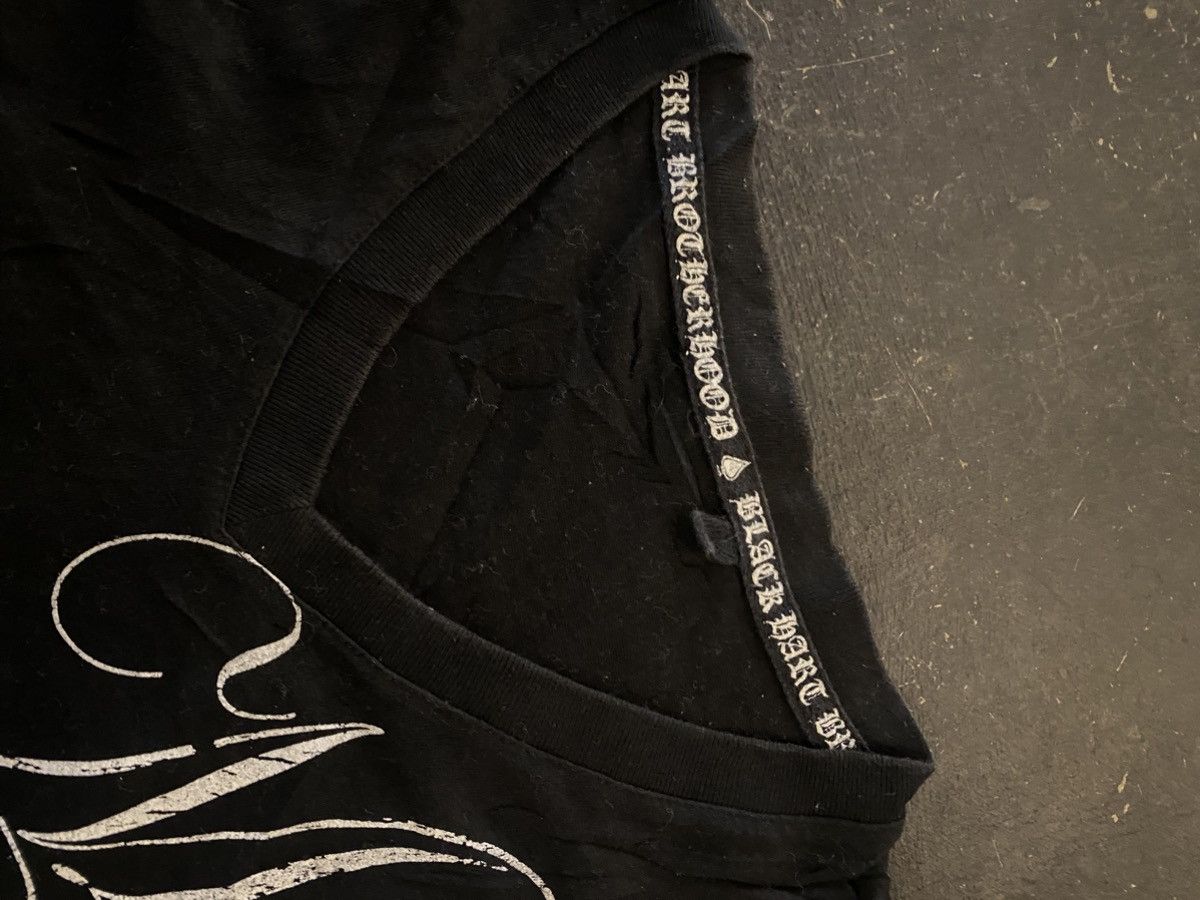 Hysteric Glamour Y2k Black Brotherhoodifsixwasnine punk style tshirt Size US M / EU 48-50 / 2 - 5 Thumbnail