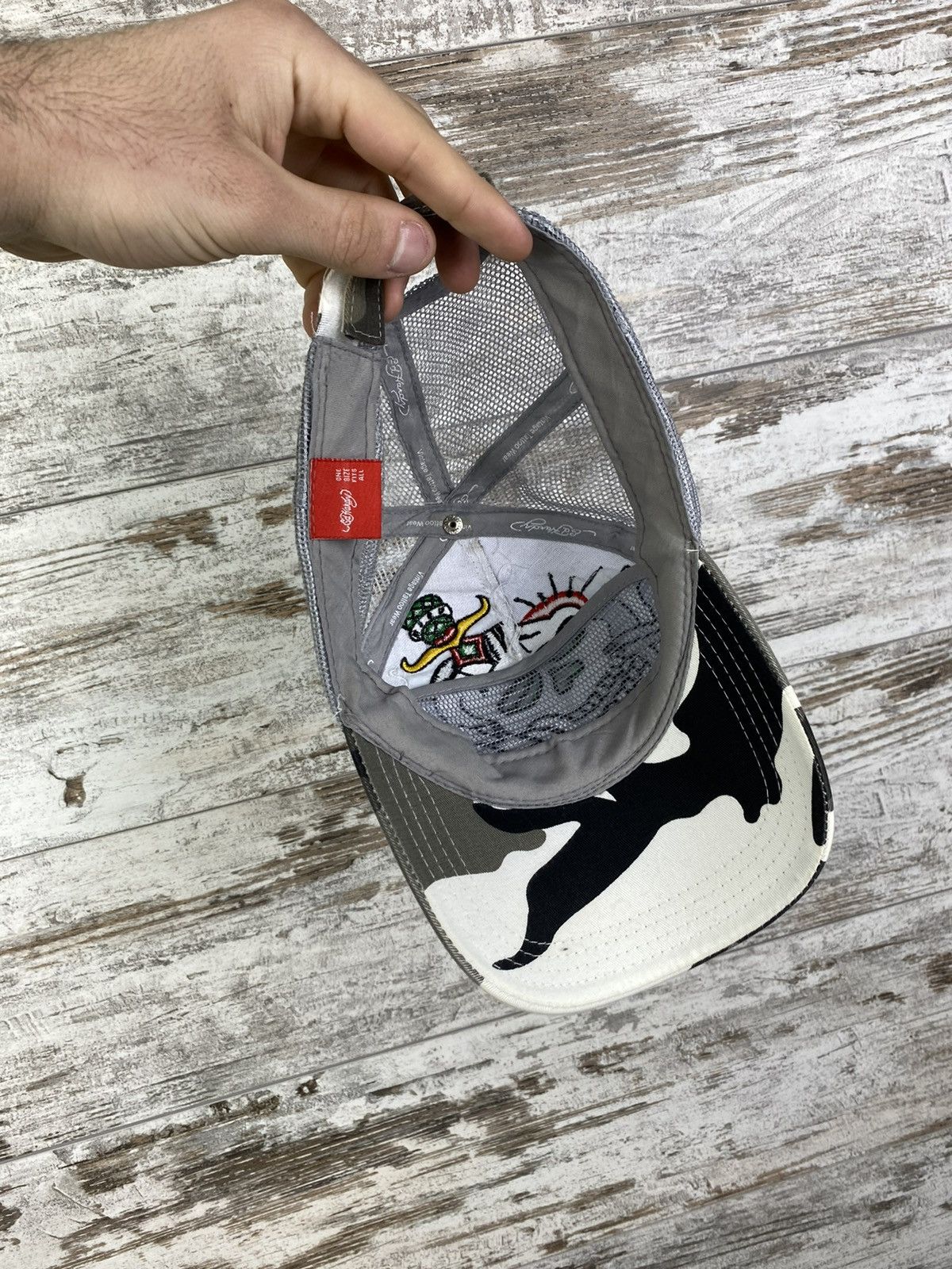 Christian Audigier × Ed Hardy × Vintage Mens Vintage Ed Hardy by Christian Audigier cap hats rare Size ONE SIZE - 8 Thumbnail