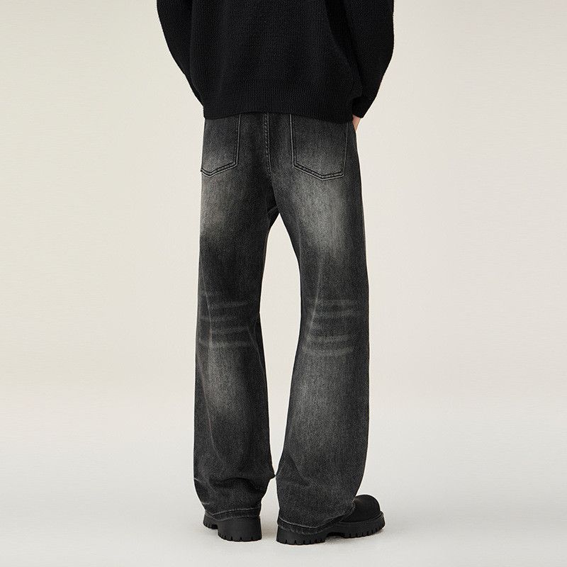 Vintage American high street style black washed jeans for men Size US 32 / EU 48 - 5 Thumbnail
