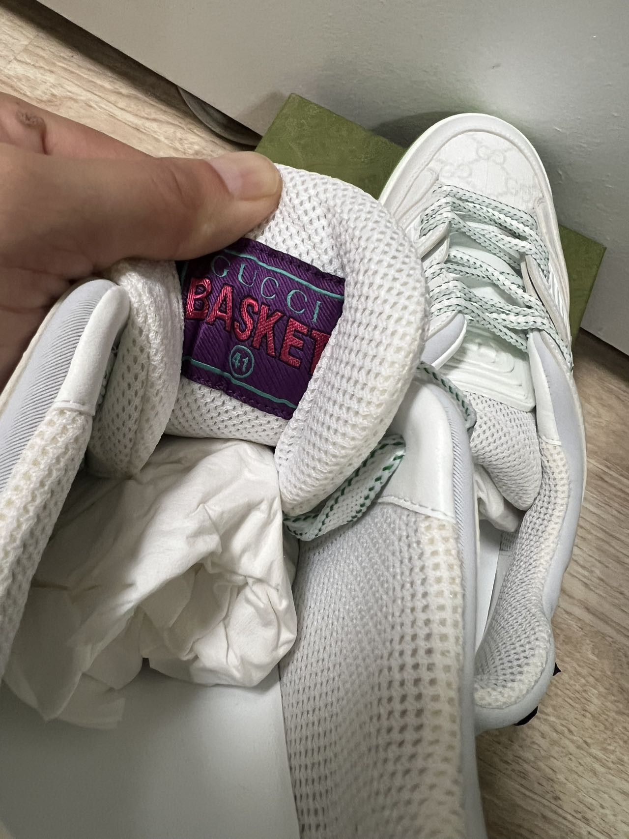 Gucci Gucci Demetra GG Low White (Women's) Size US 11 / IT 41 - 3 Thumbnail