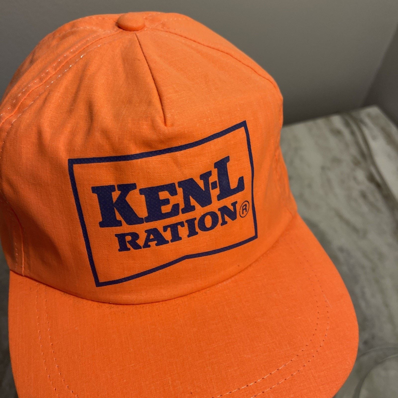Vintage Vintage 80s Ken-L Ration Dog Food Trucker Snapback Hat Cap Size ONE SIZE - 2 Thumbnail