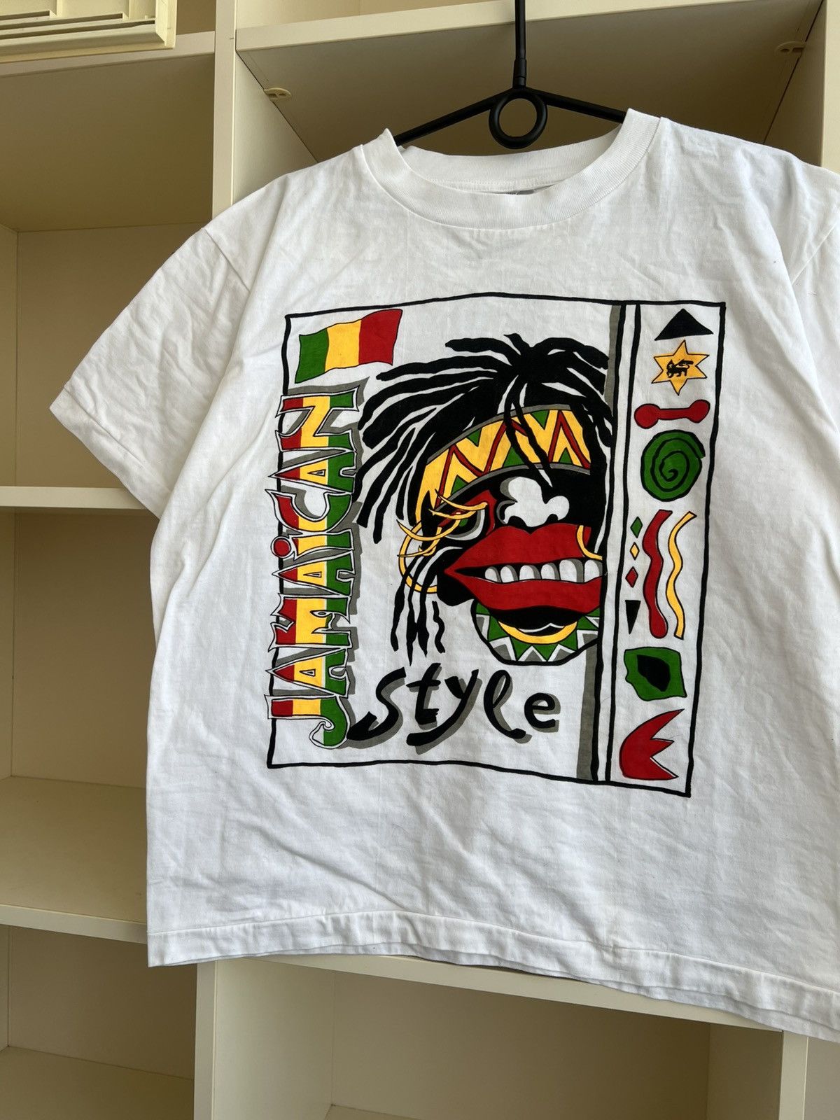Vintage Vintage Bob Marley Jamaican Style T-Shirt Rare Rasta Freedom Size US L / EU 52-54 / 3 - 3 Thumbnail