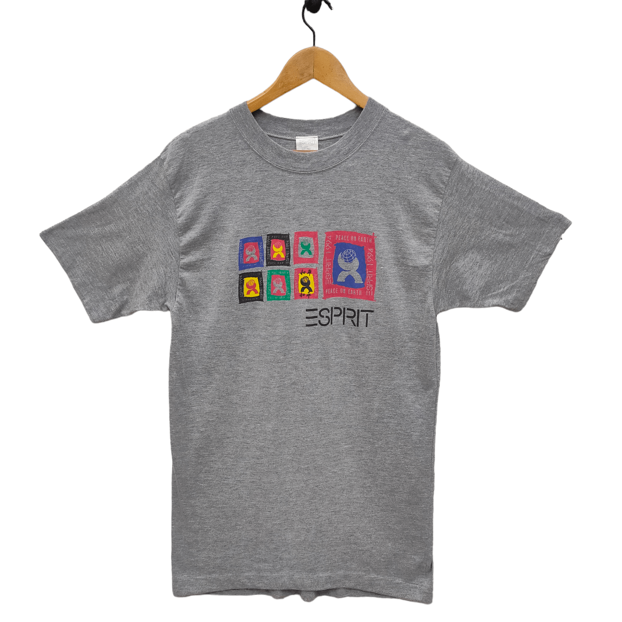 Vintage 1994 Esprit Peace on Earth Graphic T-Shirt