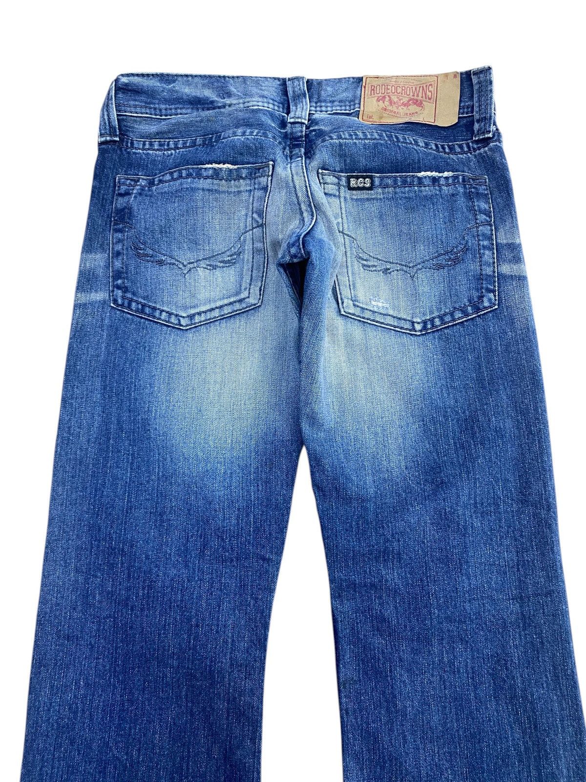 Other Japanese Brand Whiskers Faded Wash Style Bootcut Jeans Size US 29 - 4 Thumbnail