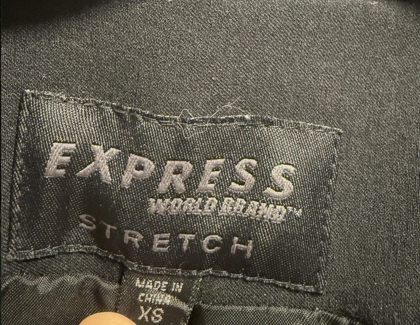 Express Express Stretch Black Blazer Jacket XS Size XS / US 0-2 / IT 36-38 - 5 Thumbnail