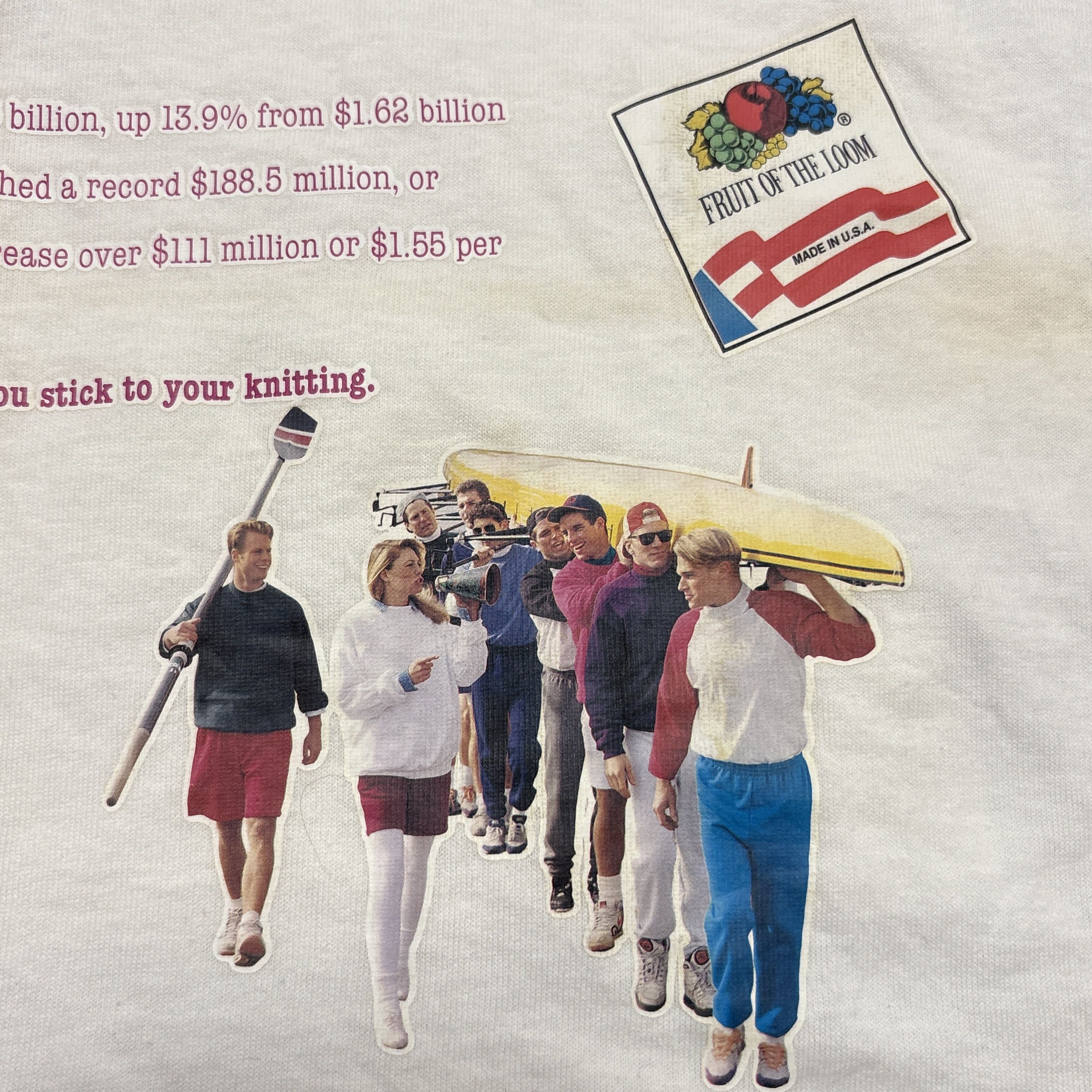 Vintage Vintage Test Print Shirt 90s Fruit Of The Loom Single Stitch Size US XL / EU 56 / 4 - 9 Thumbnail