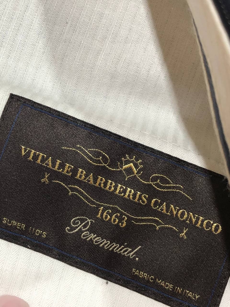 Vitale Barberis Canonico Luxury Vitale Barberis Canonico Classic Suit Size 42S Size 42S - 6 Thumbnail