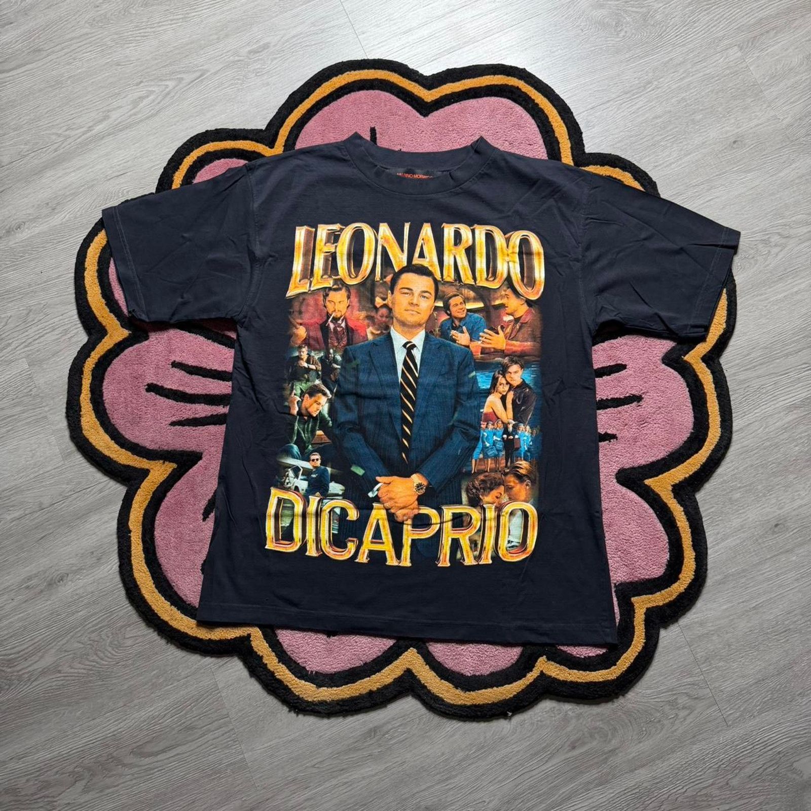Marino Morwood × Rap Tees Marino Morwood Leonardo DiCaprio Double Sided Rap T-shirt Size US L / EU 52-54 / 3 - 1 Thumbnail