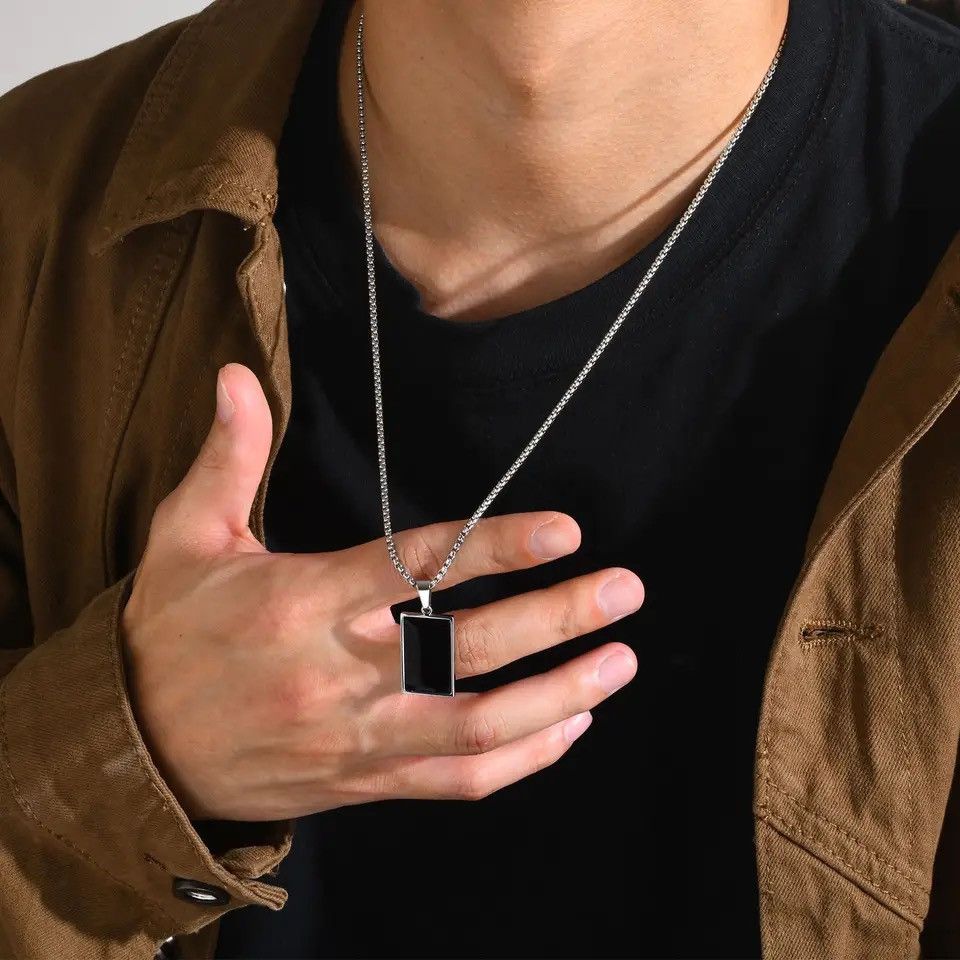 Jewelry × Vintage High Quality Stainless Steel Pendant Necklace Size ONE SIZE - 1 Preview