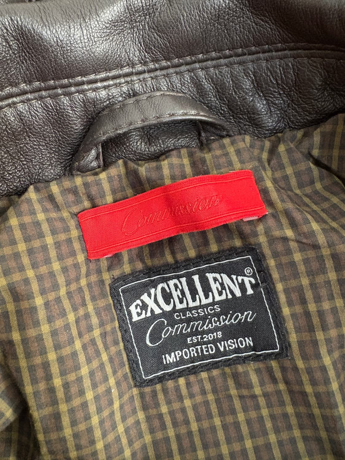 Commission Garrison Leather Jacket Brown Size US M / EU 48-50 / 2 - 8 Thumbnail