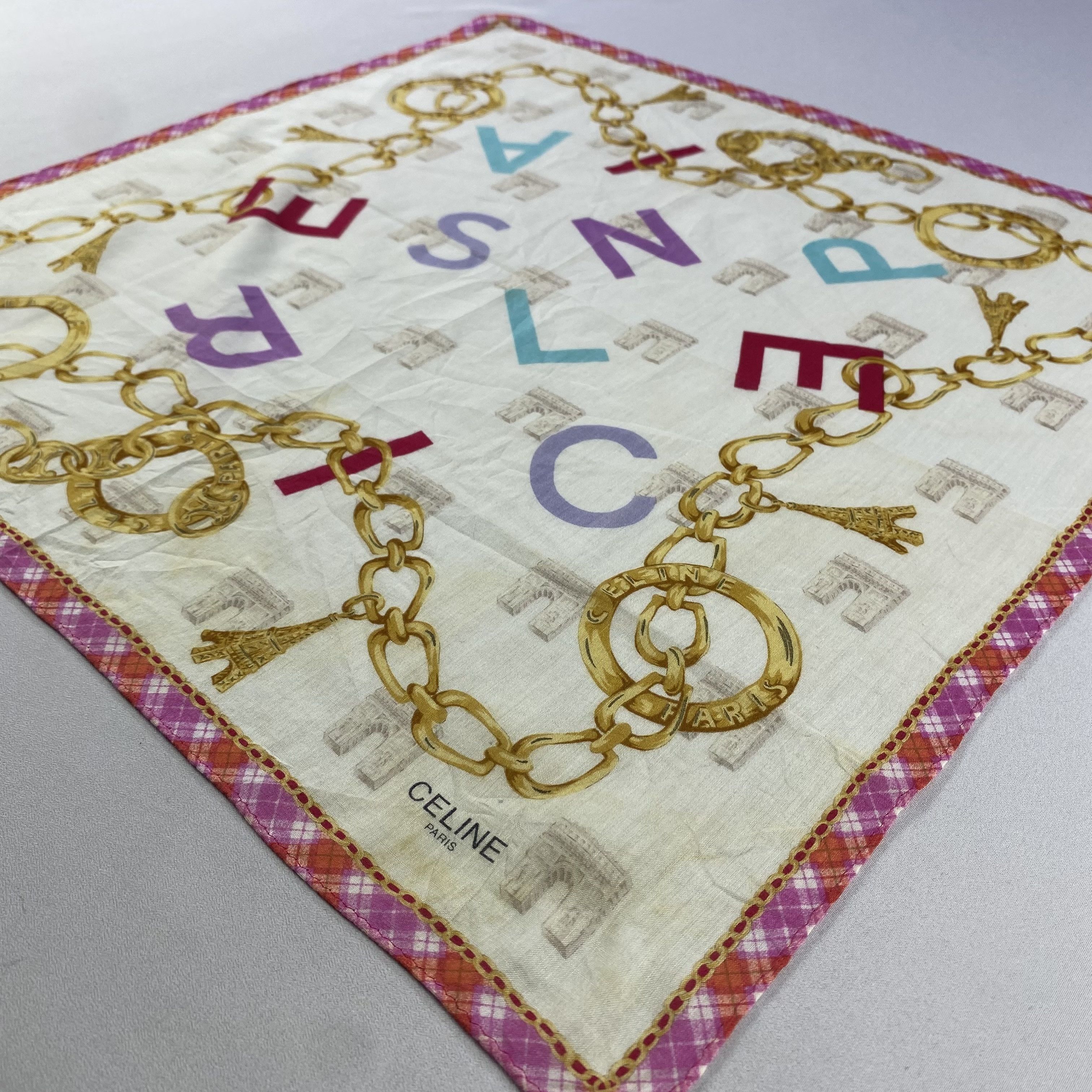 Celine × Vintage Celine Bandana/ Handkerchief / Neckerchief Size ONE SIZE - 2 Thumbnail