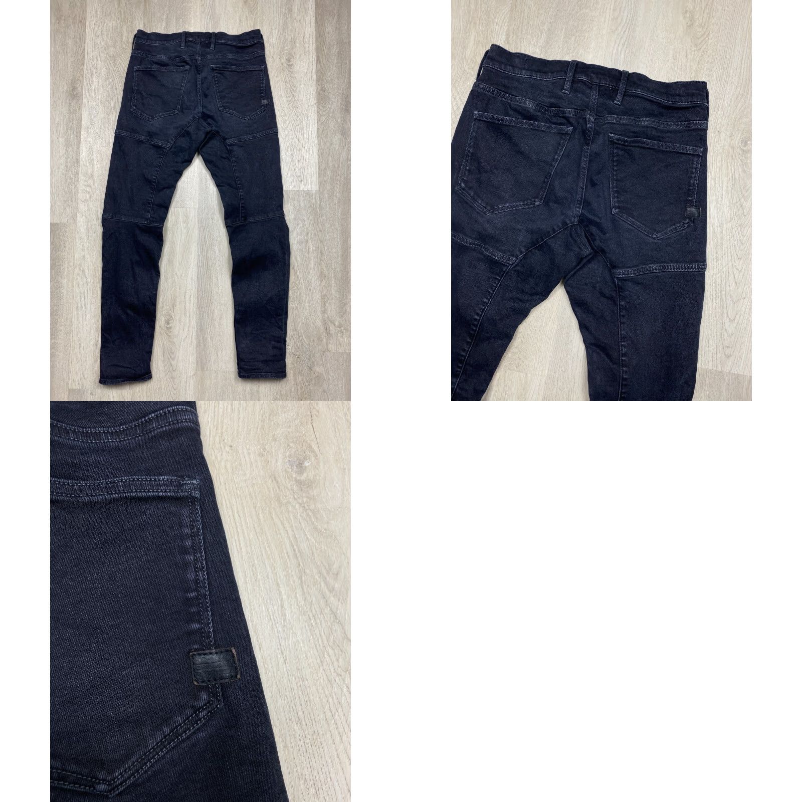 G-Star G Star Raw Mens Rackam 3D Skinny Denim Jeans Size 31 Jeans Mens Gray 3D Rackam Skinny Denim Pants 31 Size US 31 - 8 Thumbnail
