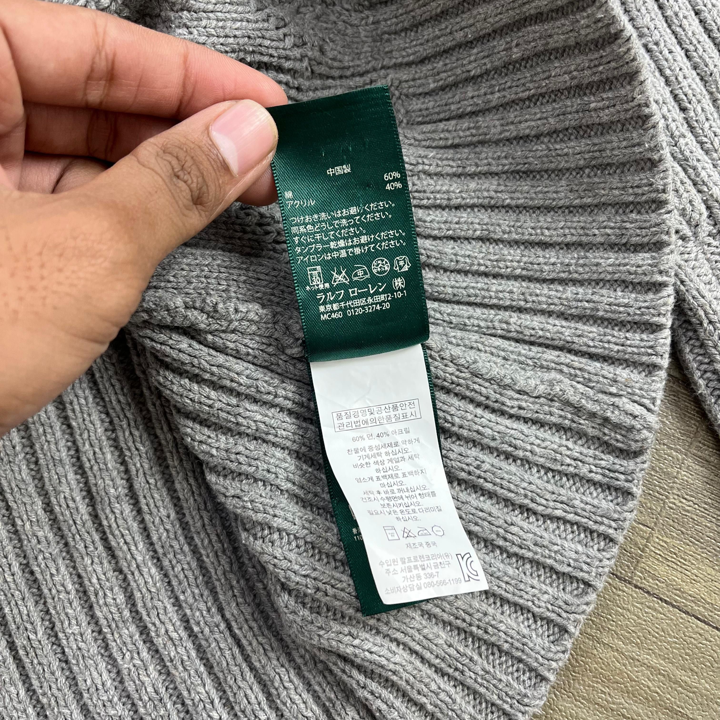 Ralph Lauren Vintage Ralph Lauren Shawl Collar Cable Knit Cardigans Size US XXS / EU 40 - 11 Thumbnail