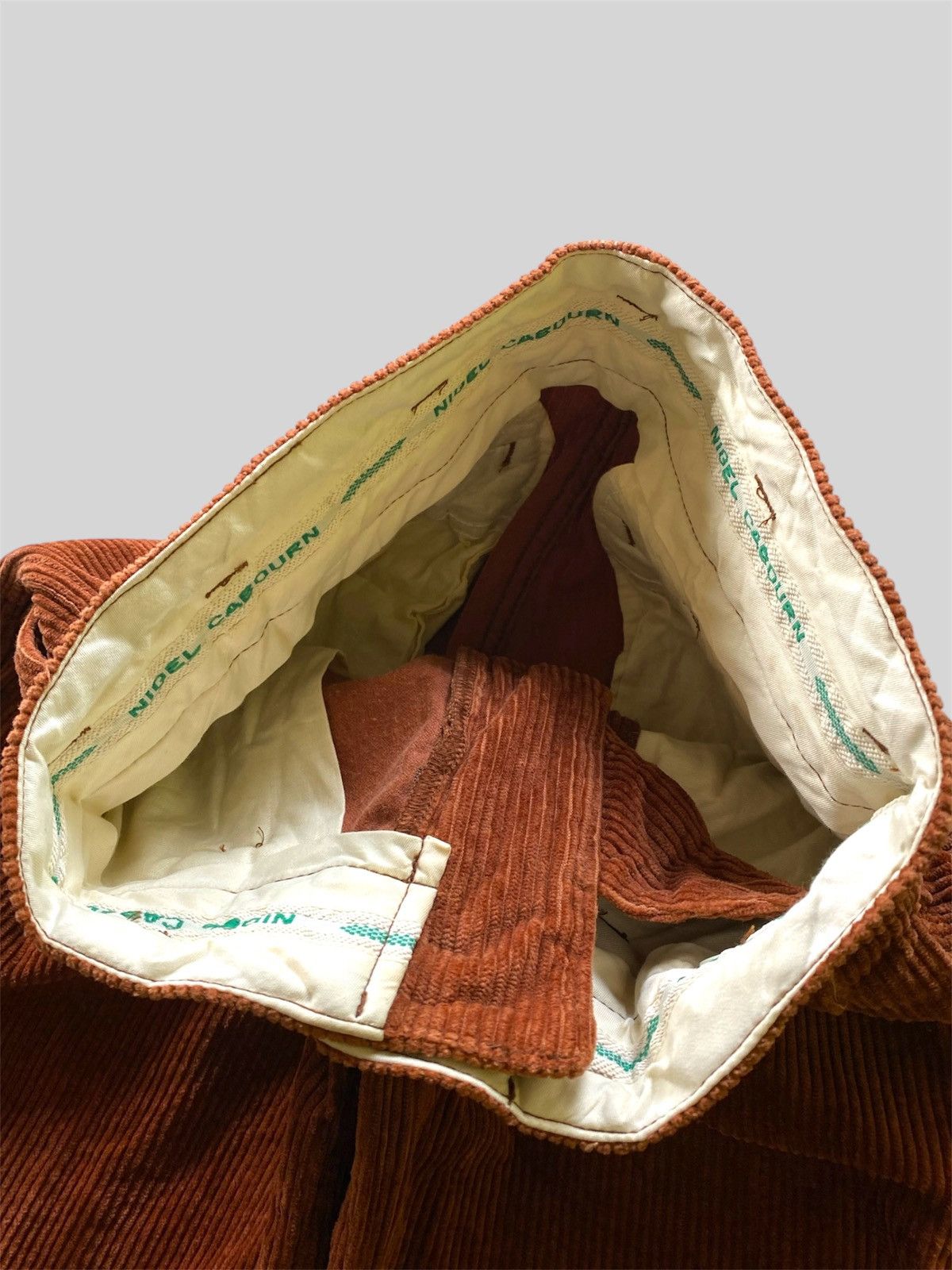 Nigel Cabourn Vintage Nigel Cabourn Rust Brown Corduroy Pants Size 26" / US 2 / IT 38 - 4 Thumbnail