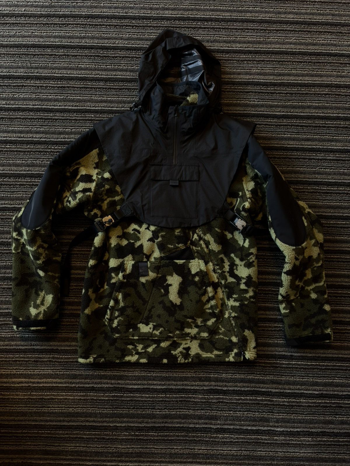 MMW × Nike Nikelab MMW Fleece Camo Jacket 2 in 1 Size US S / EU 44-46 / 1 - 1 Thumbnail