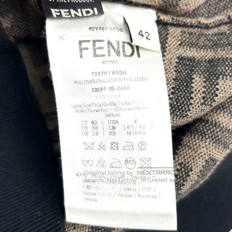 Fendi #REF! Size S / US 4 / IT 40 - 4 Thumbnail