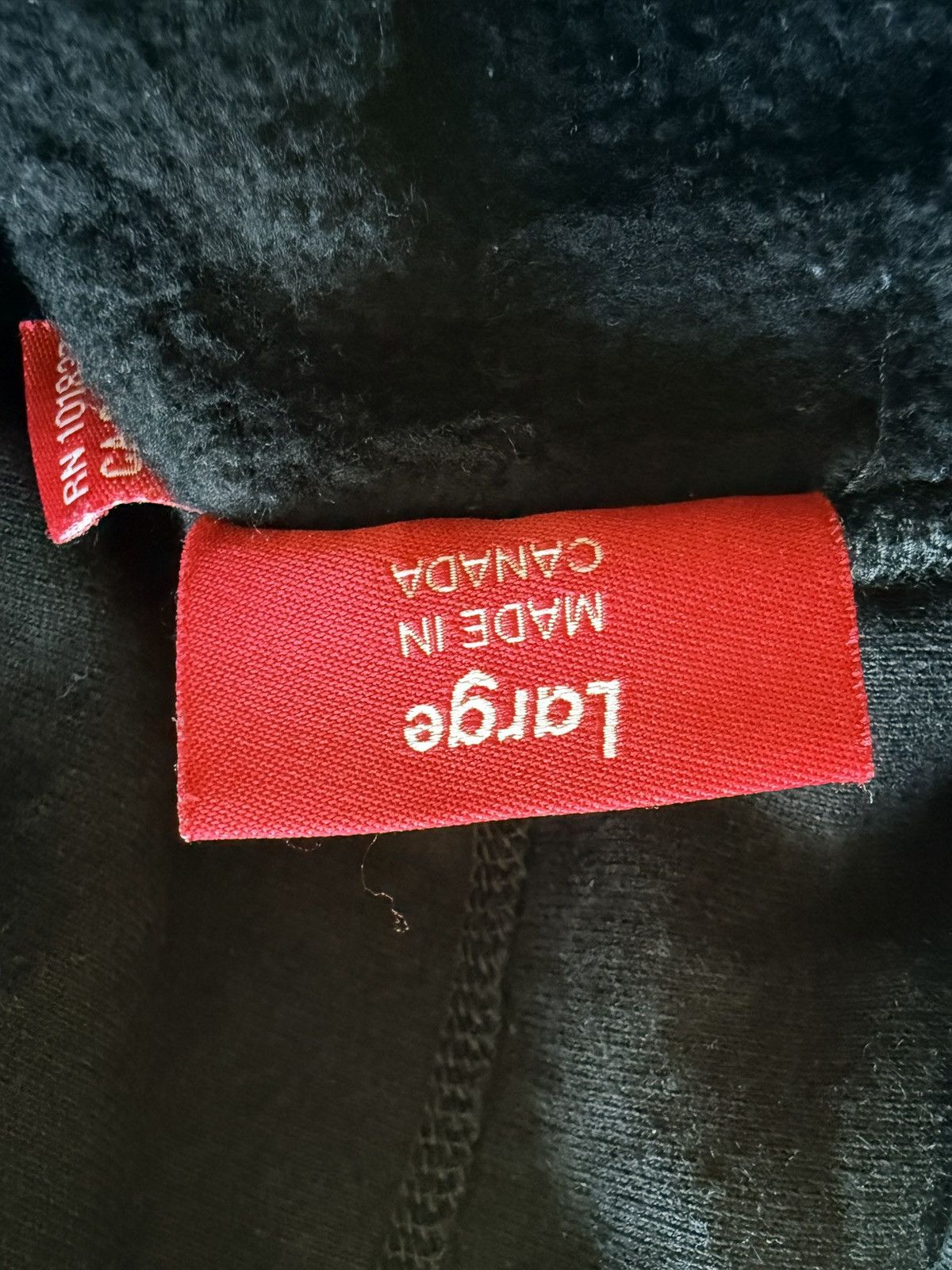 Supreme Supreme Embroidered Box Logo Black Hoodie Large Sweatshirt Size US L / EU 52-54 / 3 - 4 Thumbnail