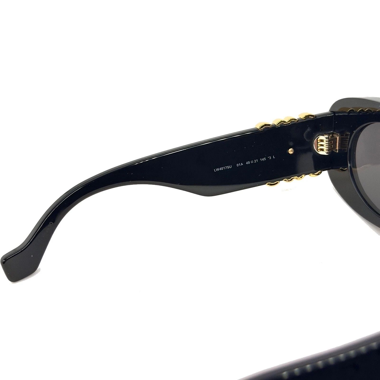 Loewe LOEWE BEVELED OVAL MAXI ANAGRAM LW40175U Black 40175 01A Size ONE SIZE - 8 Thumbnail