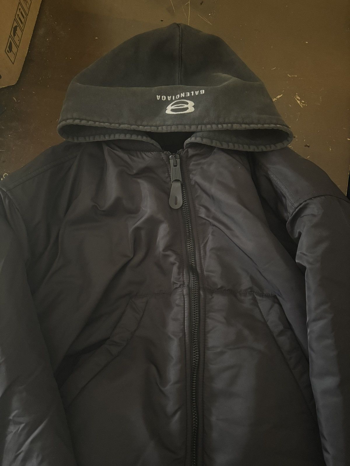 Balenciaga Balenciaga Unity Hooded Bomber Size US XS / EU 42 / 0 - 1 Thumbnail