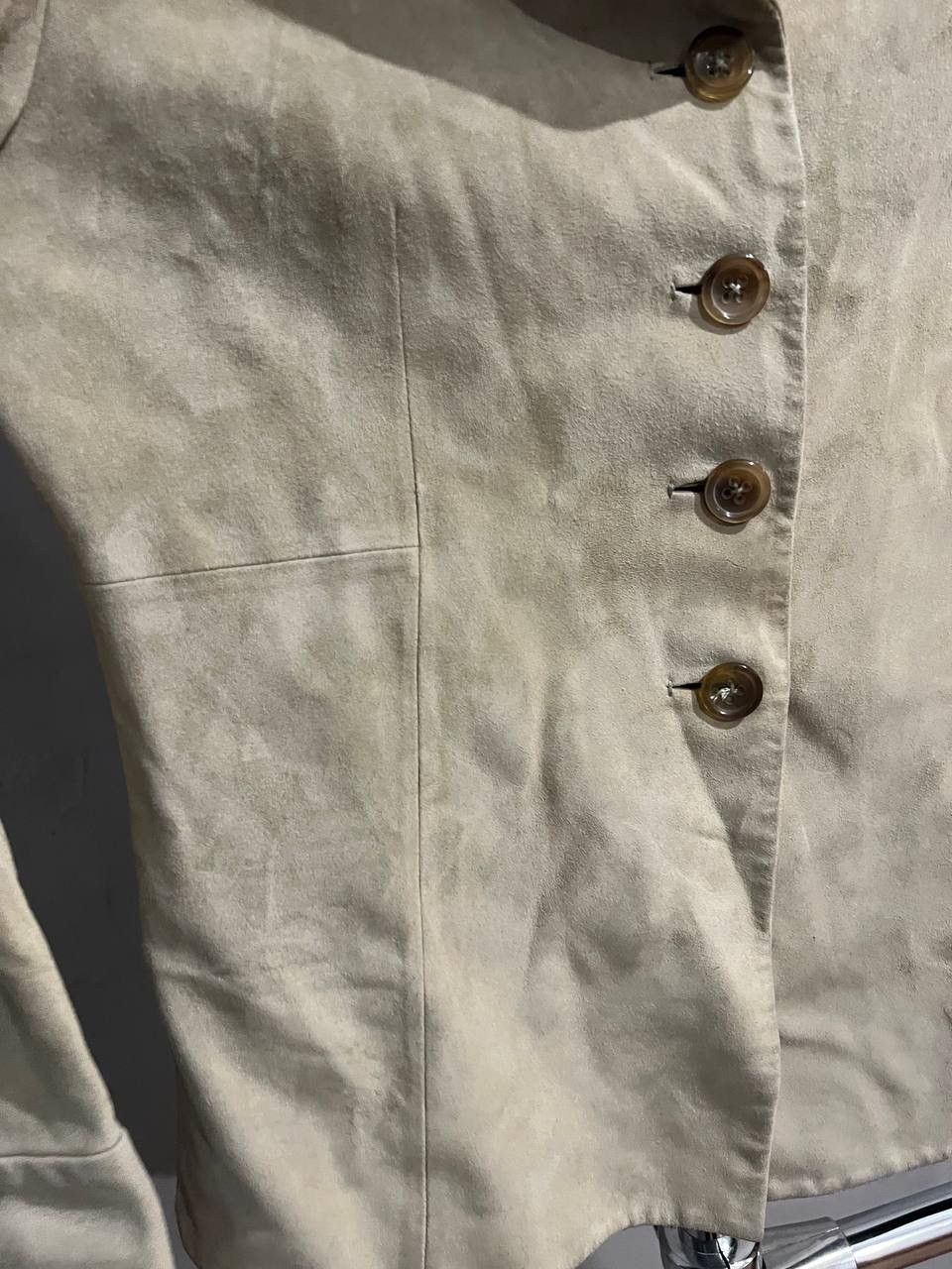 Jil Sander JIL SANDER RARE VINTAGE ARCHIVAL LEATHER BUTTON BLAZERJACKET Size XS / US 0-2 / IT 36-38 - 4 Thumbnail