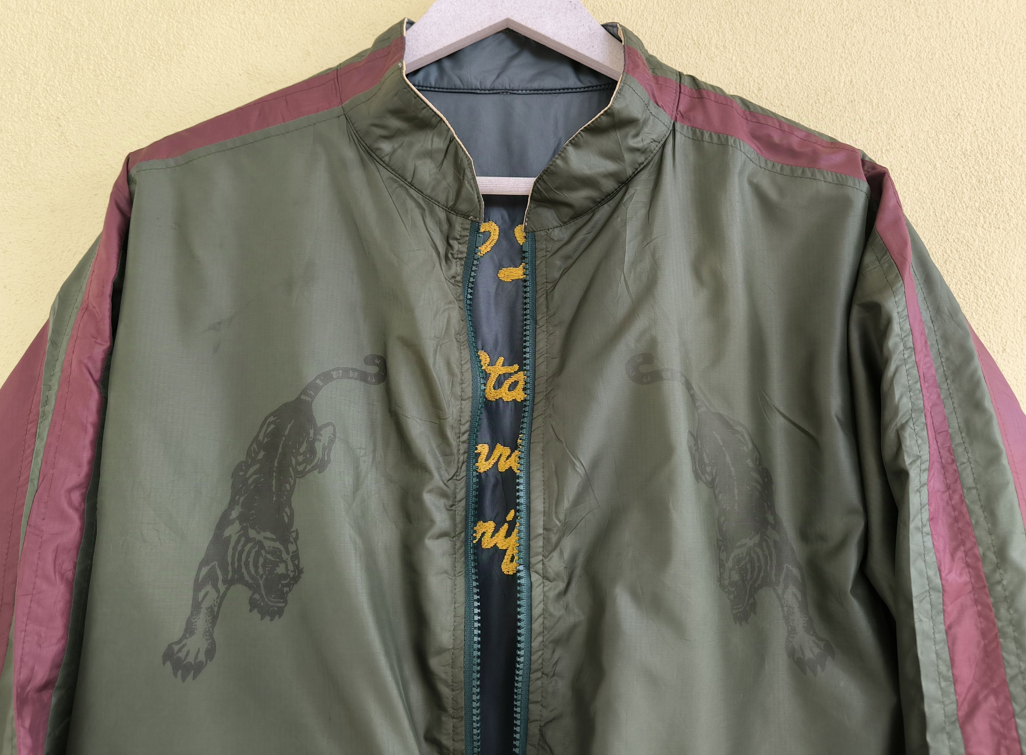 Japanese Brand ROCSTAR by REAL MAD HECTIC reversible nylon bomber jacket Size US L / EU 52-54 / 3 - 2 Thumbnail