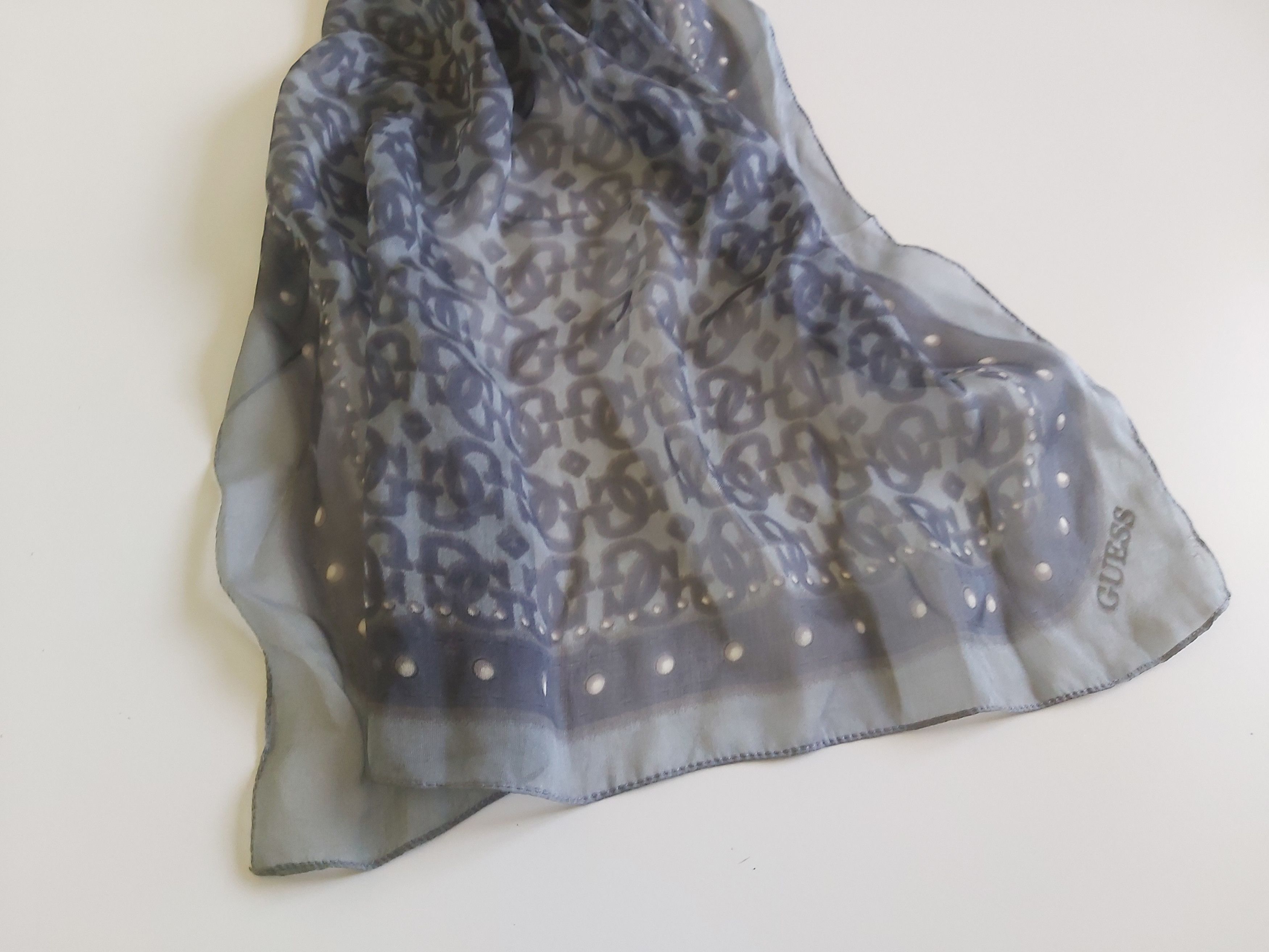 Guess Guess silk scarf "GG" logo Size ONE SIZE - 8 Thumbnail