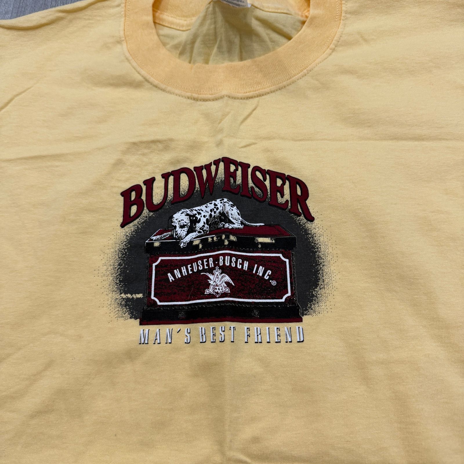 Vintage Vintage Budweiser Mans Best Friend Shirt Men's Extra Large Size US XL / EU 56 / 4 - 3 Thumbnail
