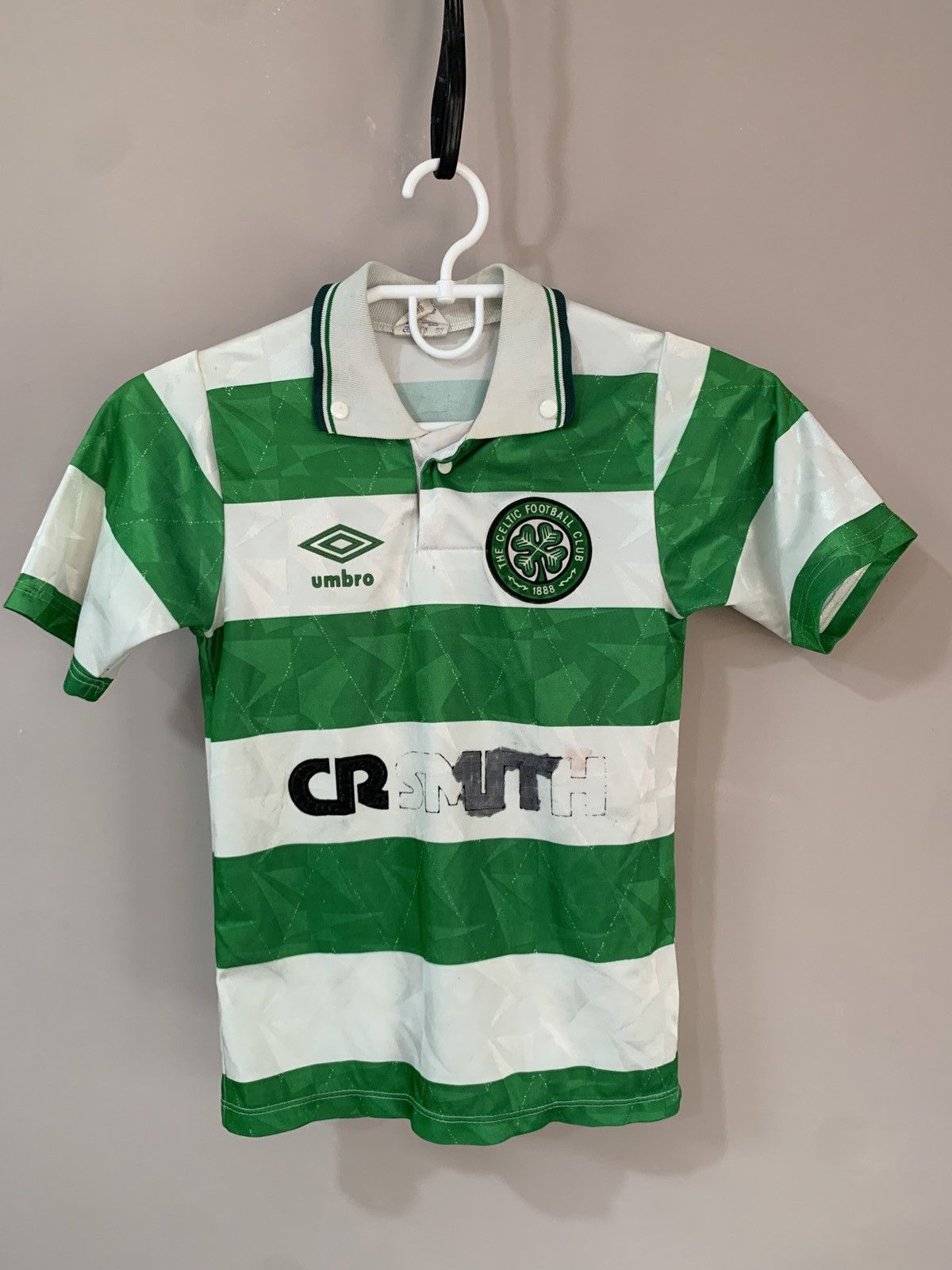 Vintage Celtic Glasgow 1989 Home Football Shirt Umbro Soccer Jersey Size US XXS / EU 40 - 1 Thumbnail